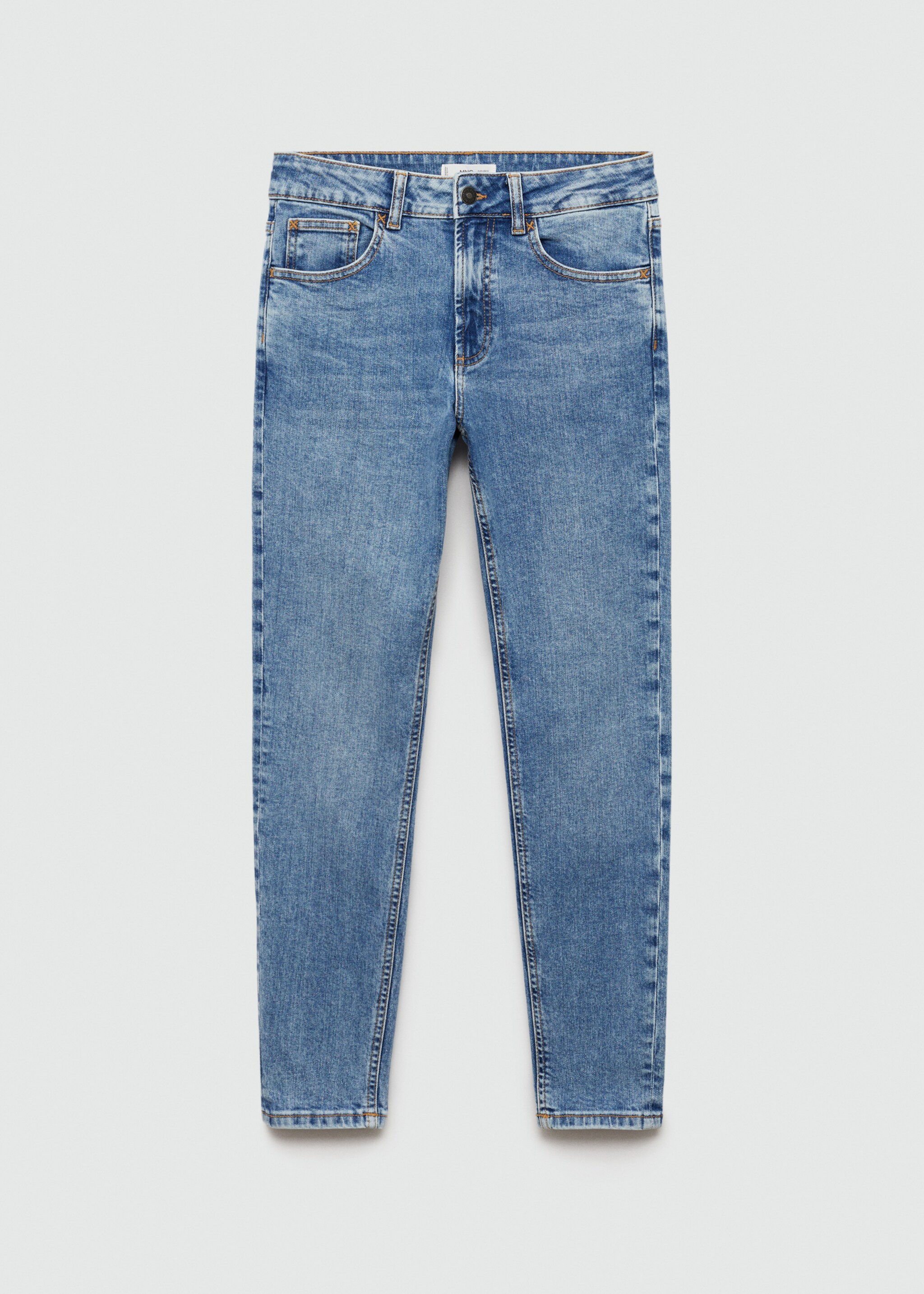 Slim-fit jeans - Artikel zonder model, Middenblauw. Ref: 77001514-00.