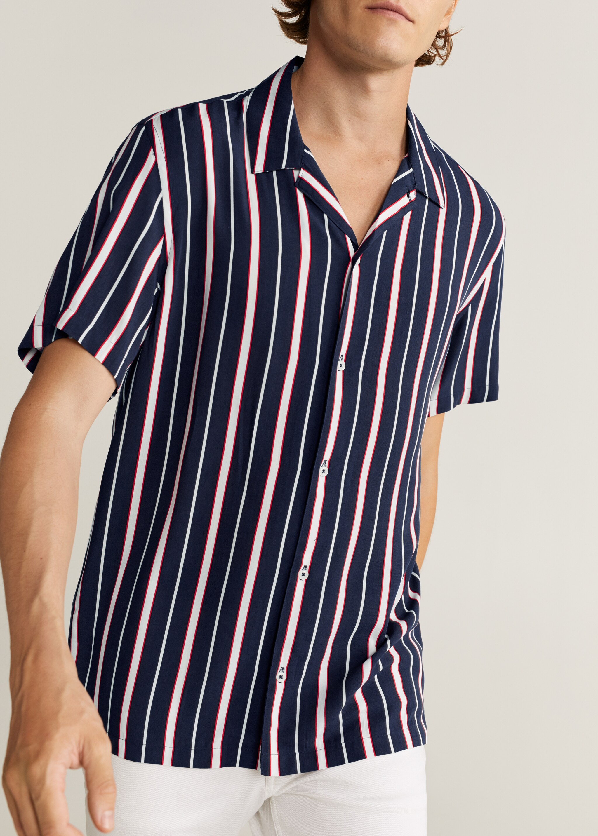 Camisa vestir regular fit rayas - Detalle del artículo 1