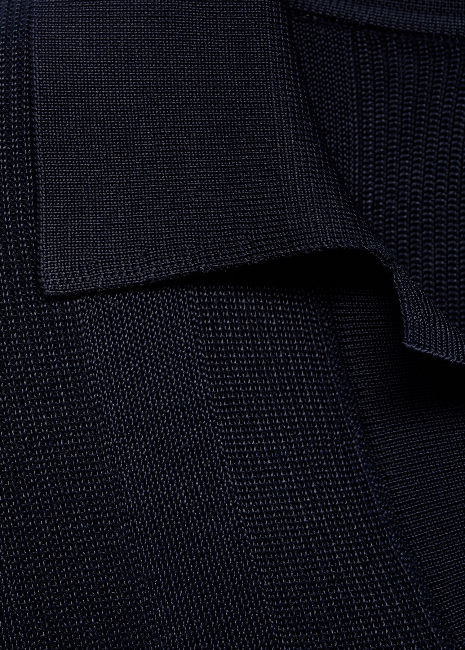 Ribbed knit polo shirt - Details of the article 0