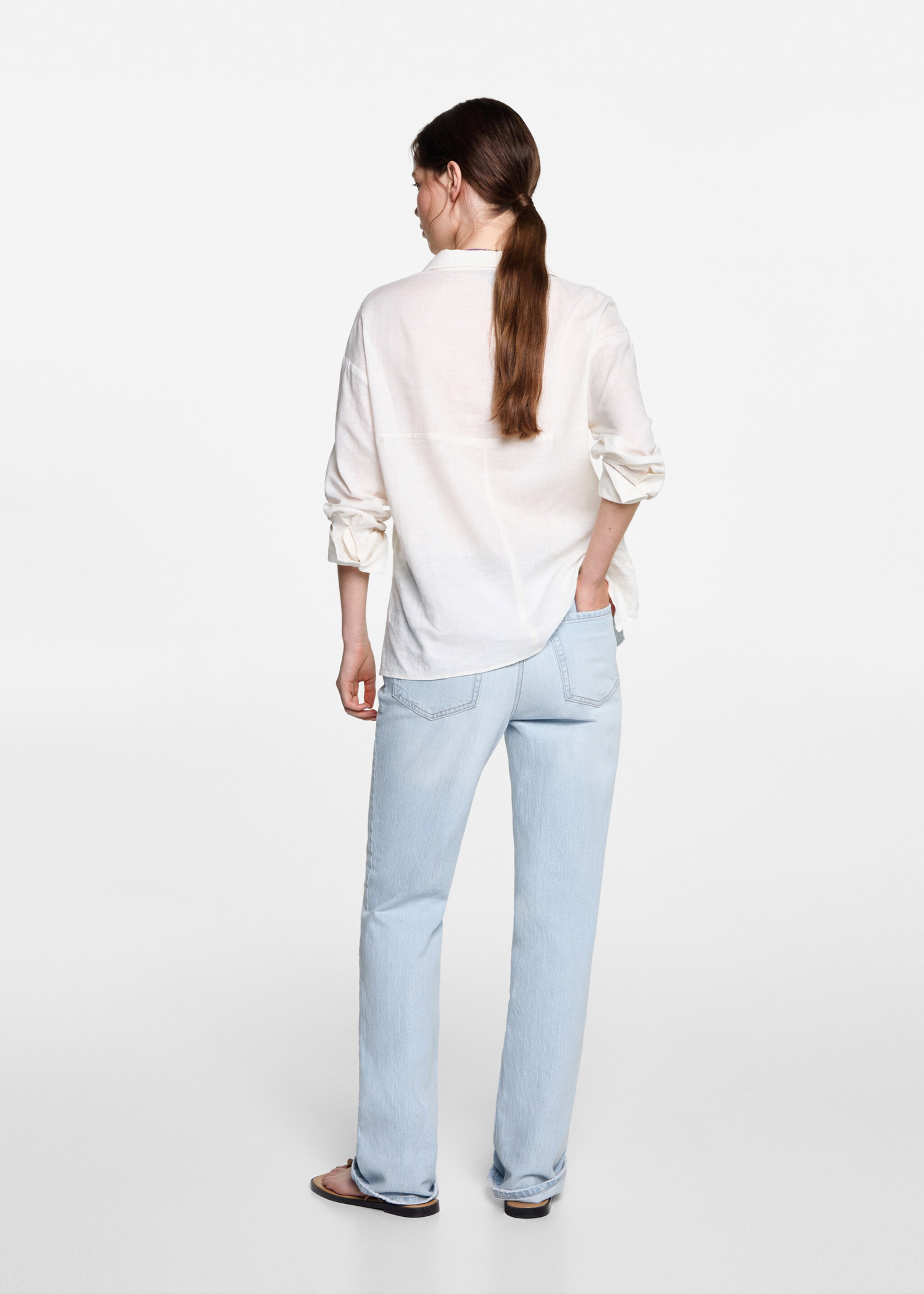 Blugi straight fit - Spatele articolului