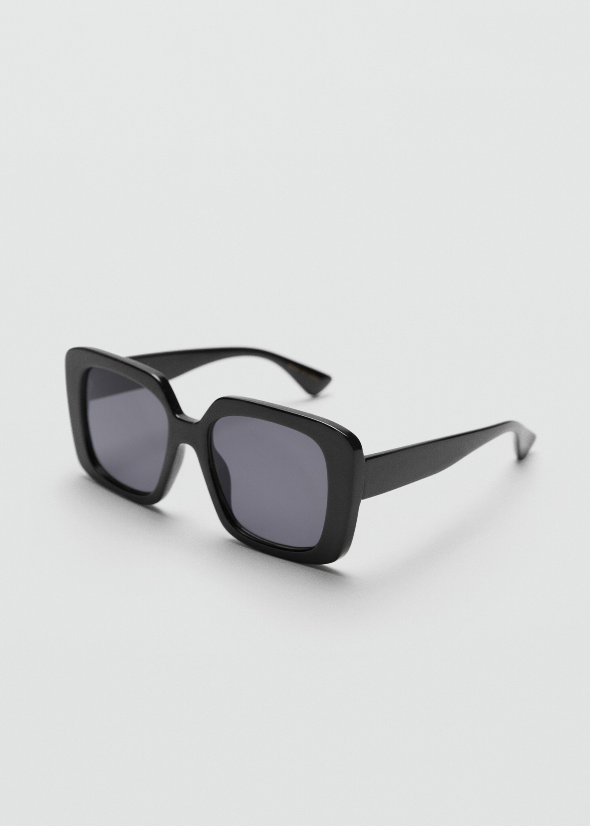 Sonnenbrille mit viereckiger Brillenfassung - Mittlere Ansicht