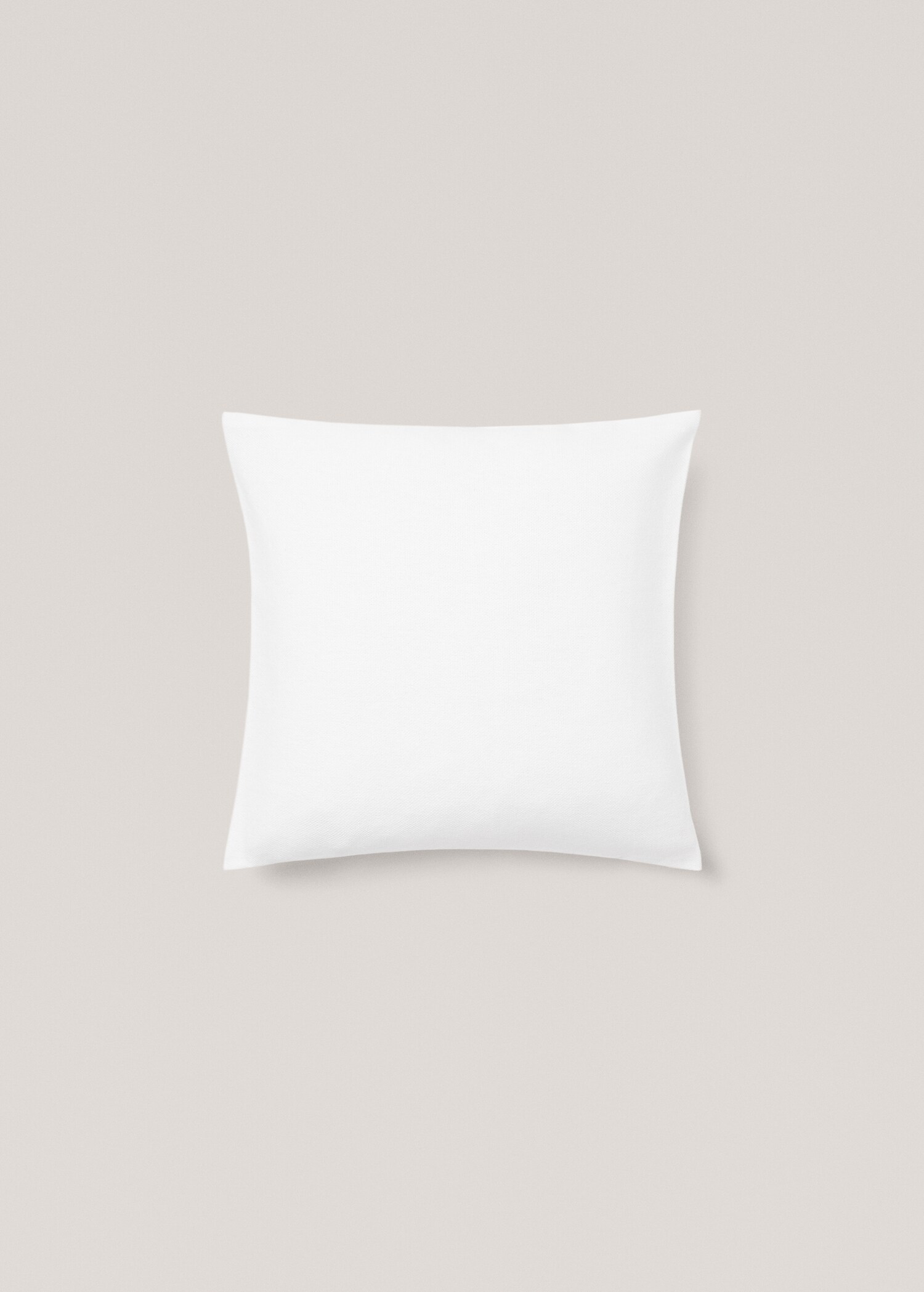 Unifarbener Kissenbezug aus Baumwolle, 45 x 45 cm - Artikel ohne Model