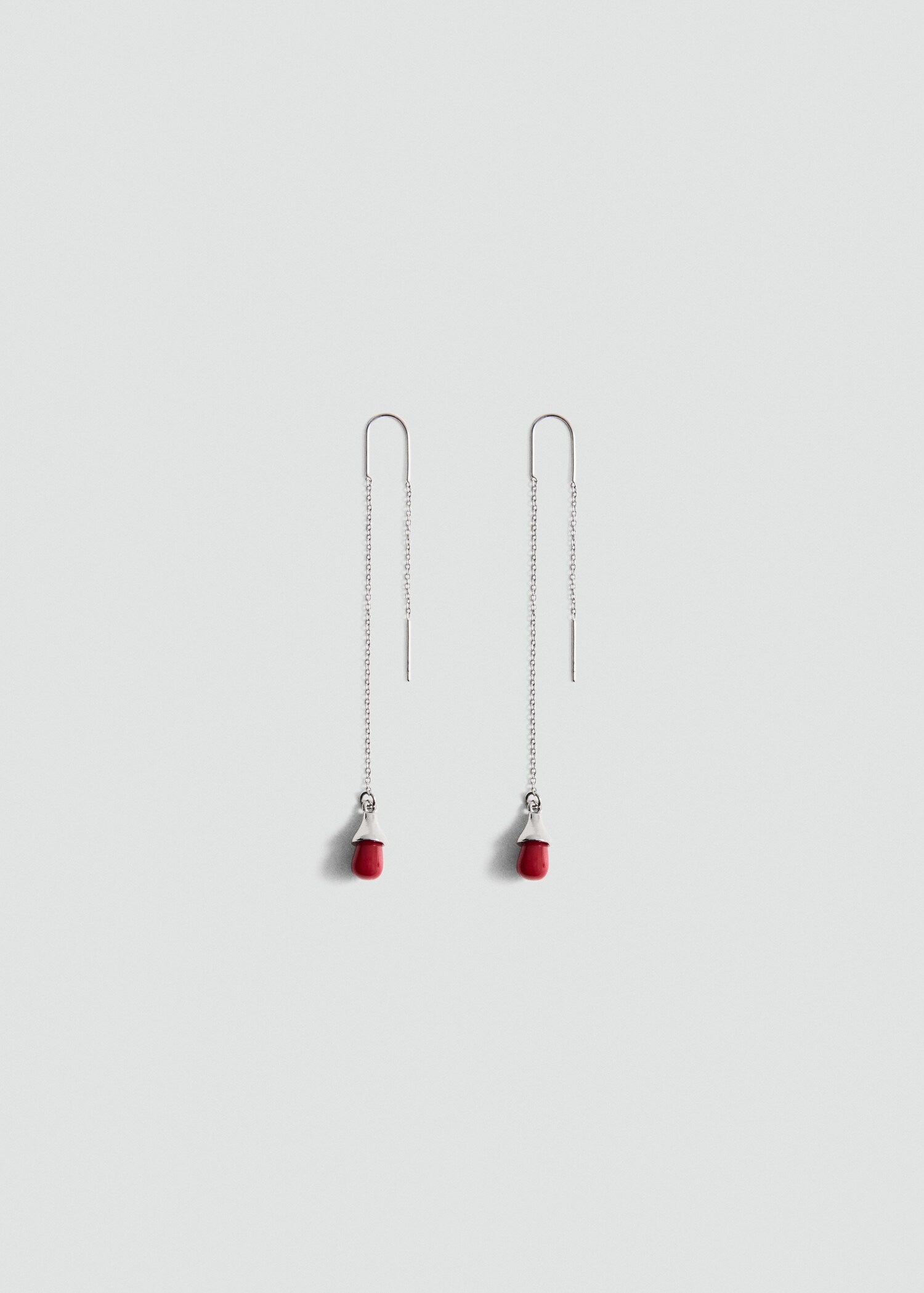 Long beaded earrings - Article without model
