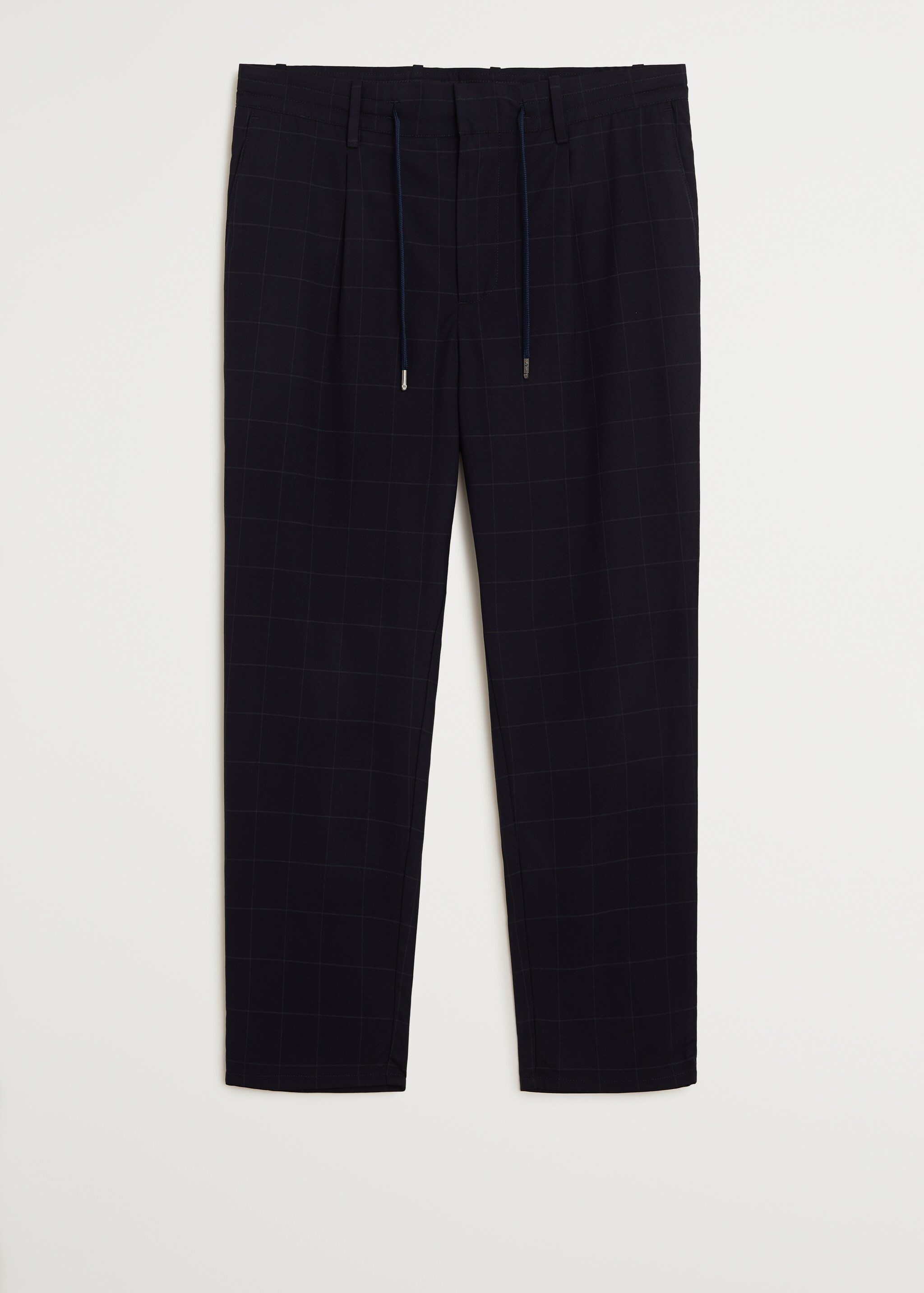 Oblekové kalhoty slim fit ze lněné směsi - Zboží bez modelu