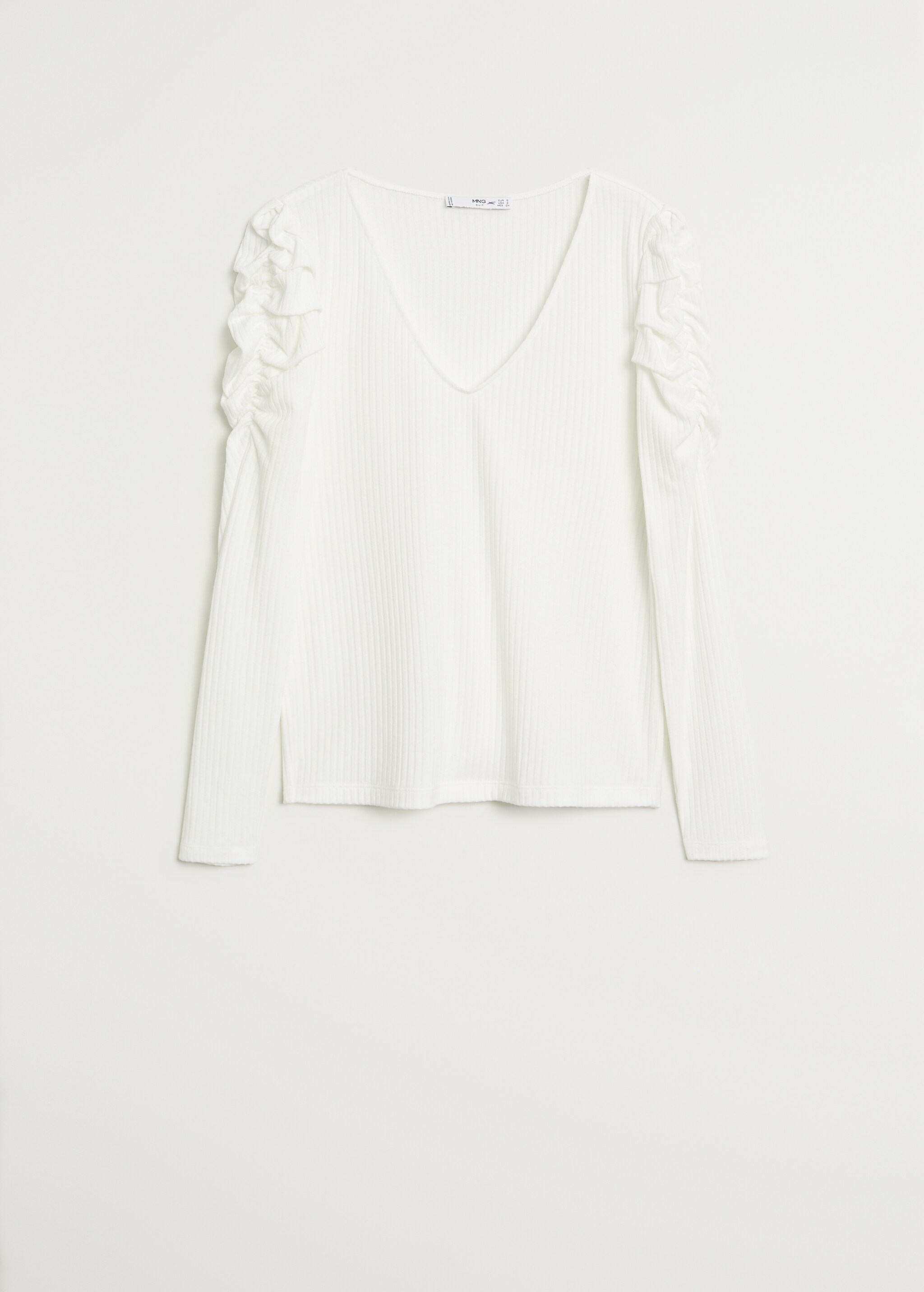 Camiseta fruncida manga larga - Artículo sin modelo