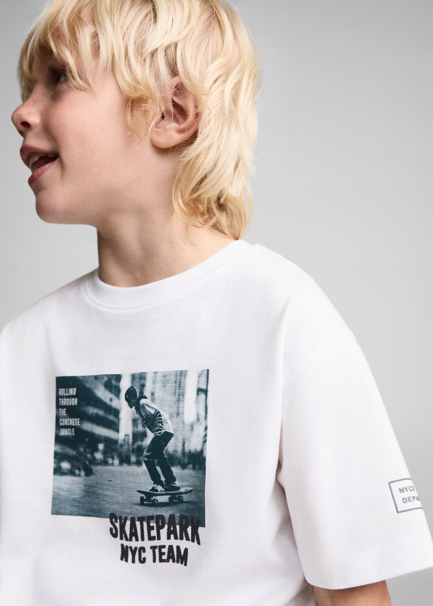 Camiseta algodón estampada - Detalle del artículo 1