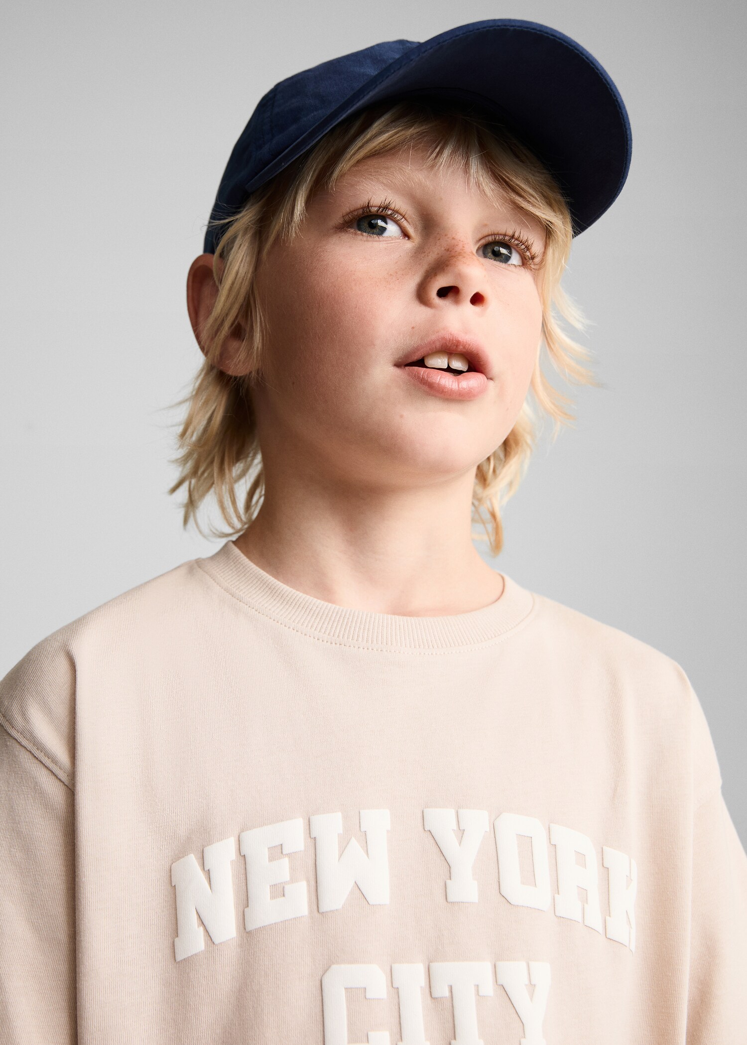Printed cotton-blend T-shirt - Details of the article 1