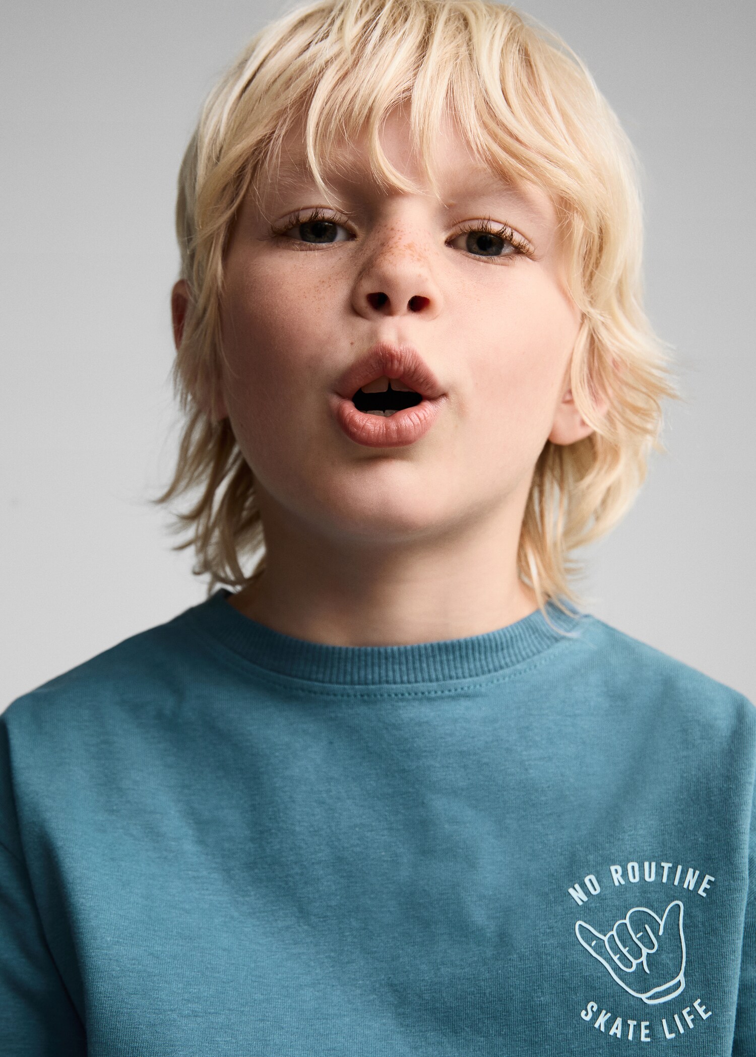 Bedrucktes Baumwoll-T-Shirt - Detail des Artikels 1