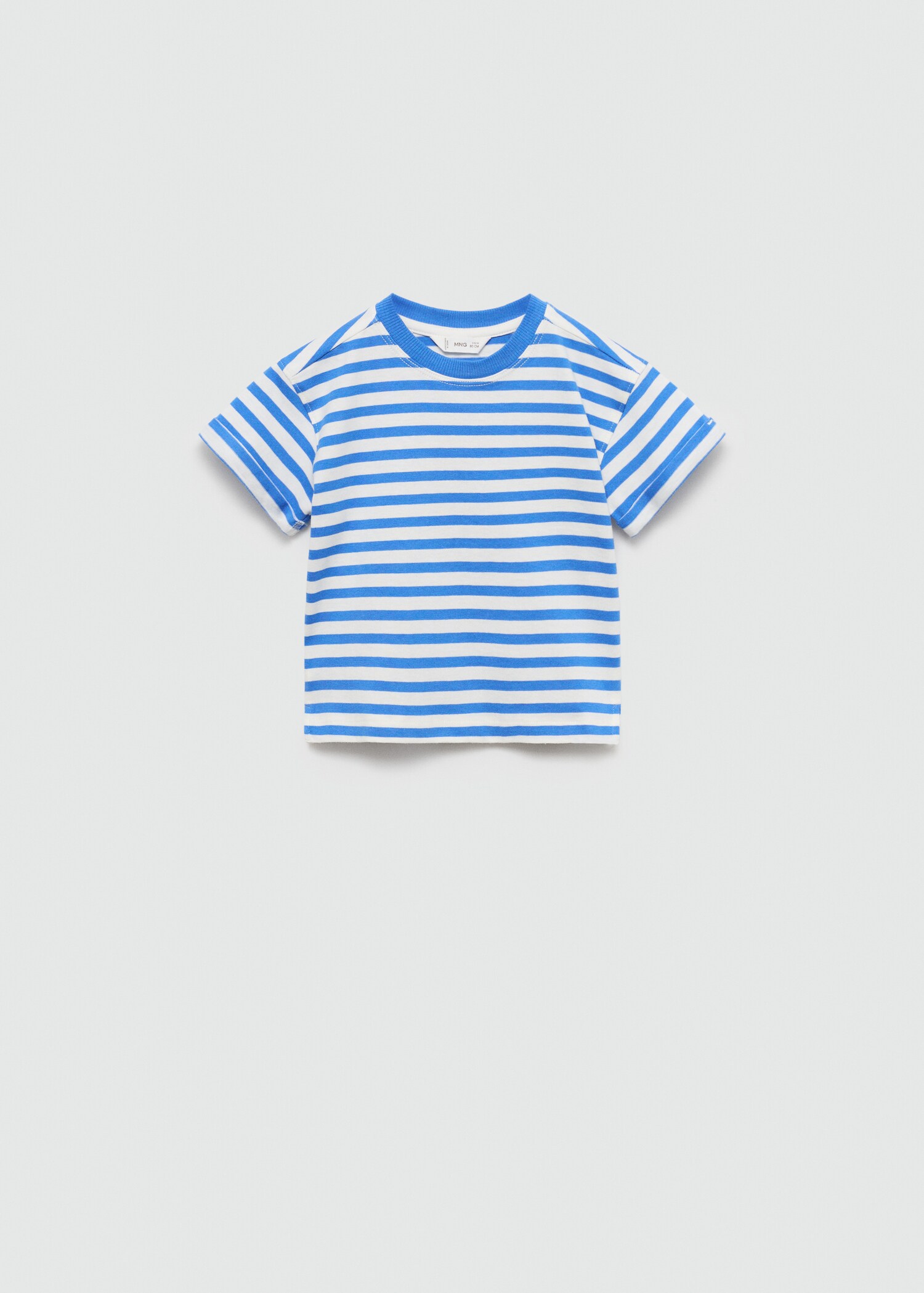 Gestreiftes Baumwoll-Shirt - Artikel ohne Model