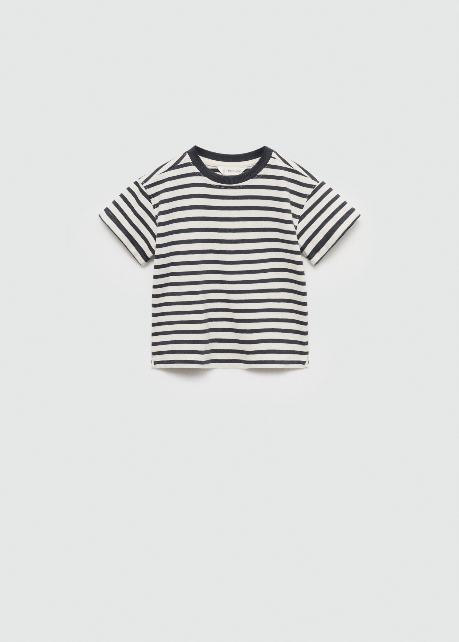 Striped cotton T-shirt - Article without model