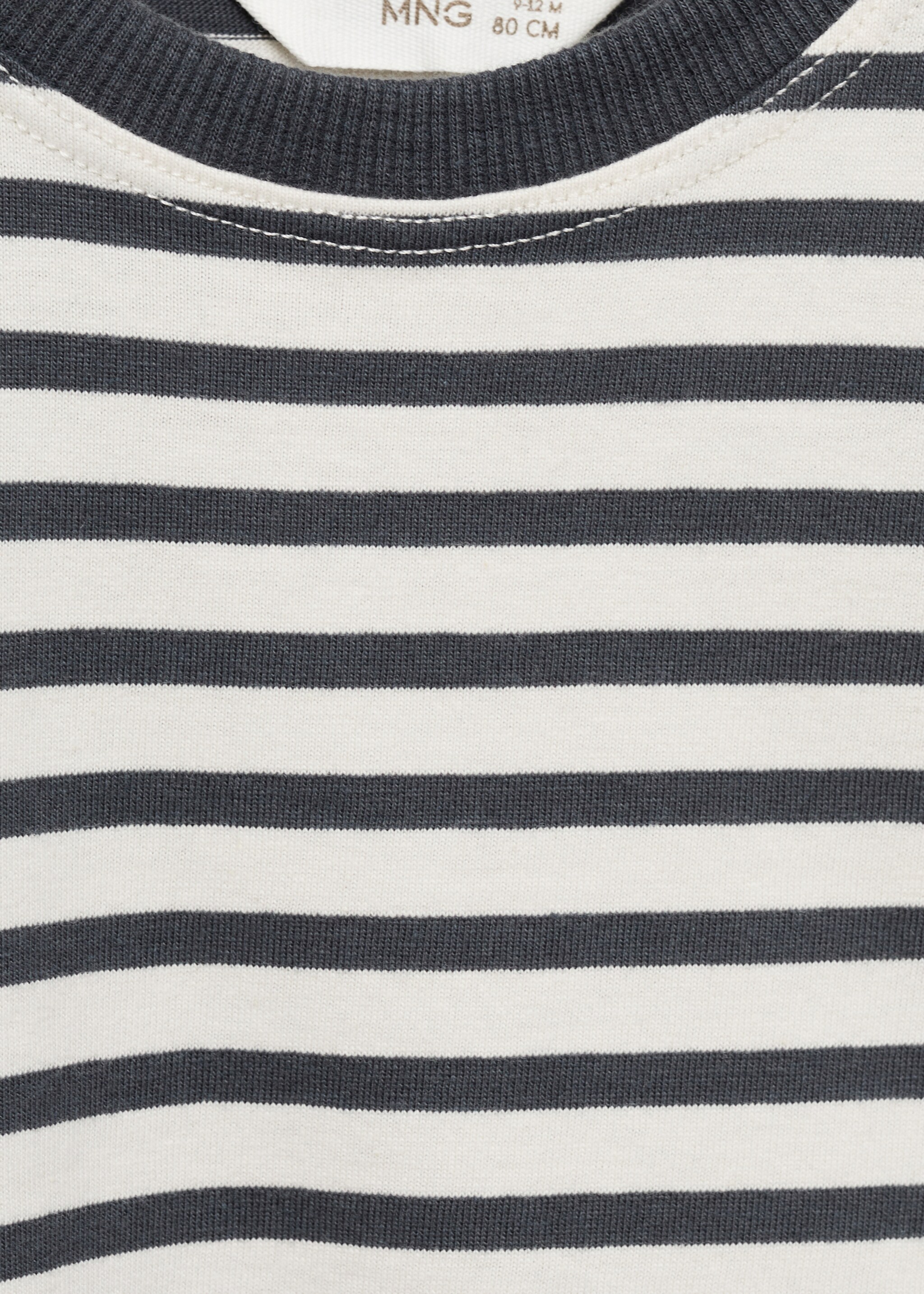 Striped cotton T-shirt - Details of the article 8