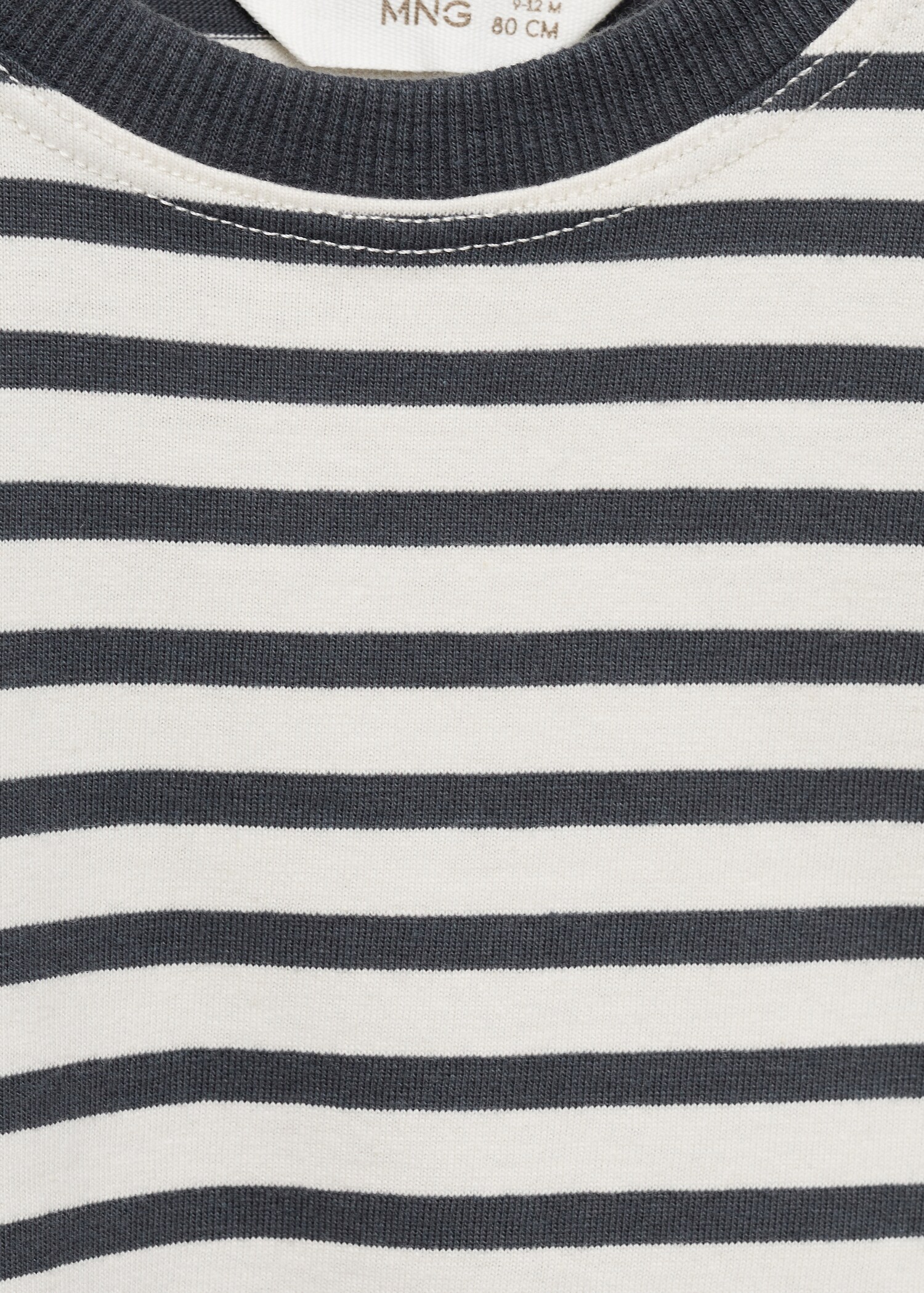 Striped cotton T-shirt - Details of the article 8