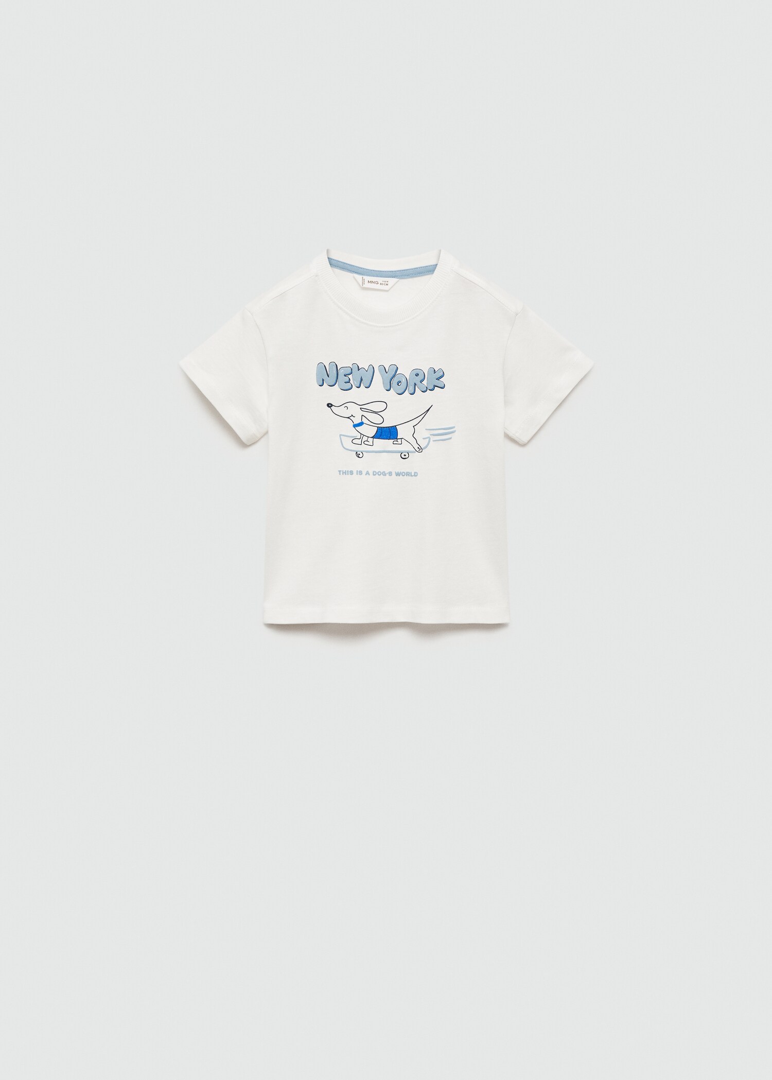 Printed cotton-blend T-shirt - Article without model