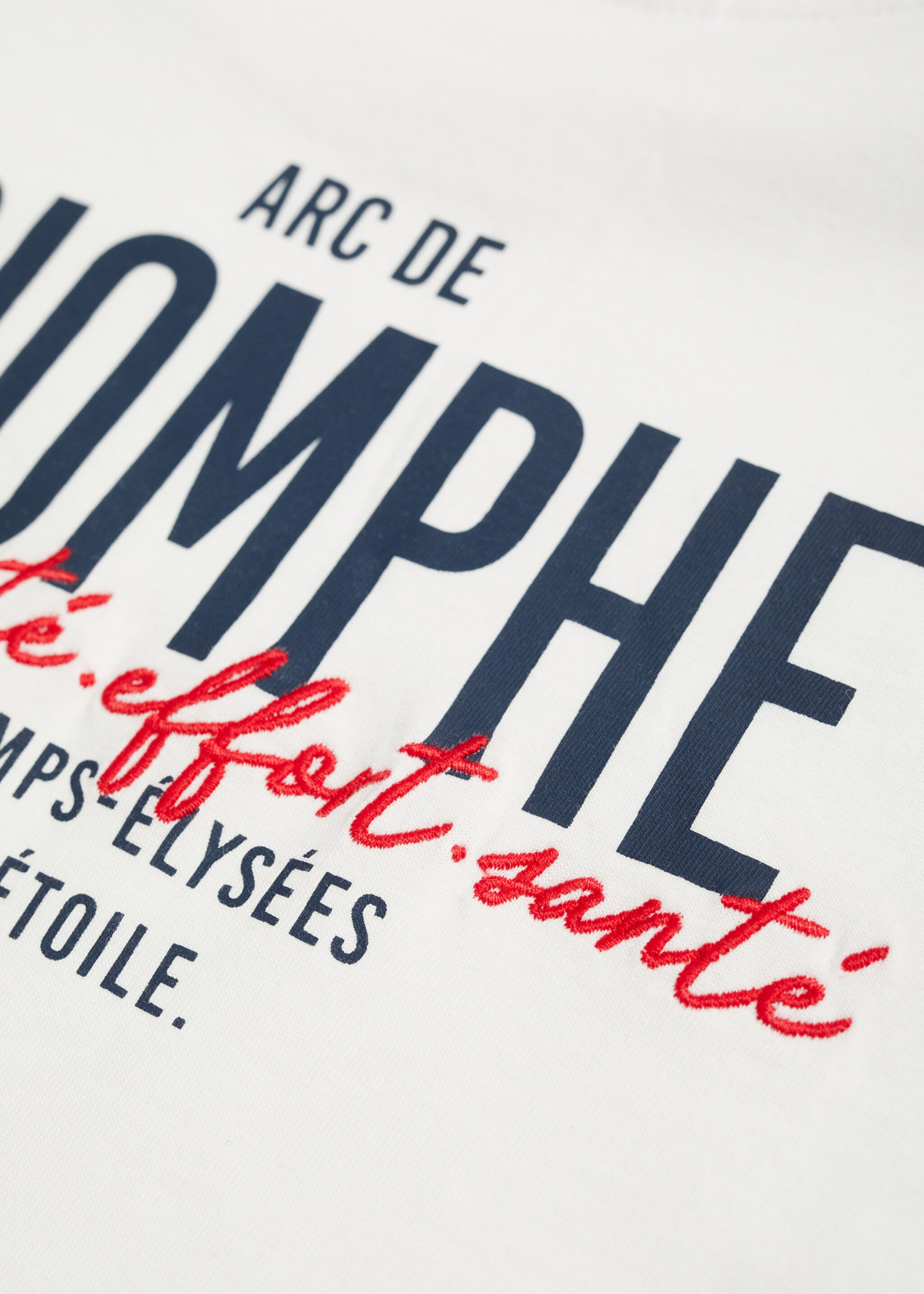 T-shirt coton détail brodé - Détail de l'article 0