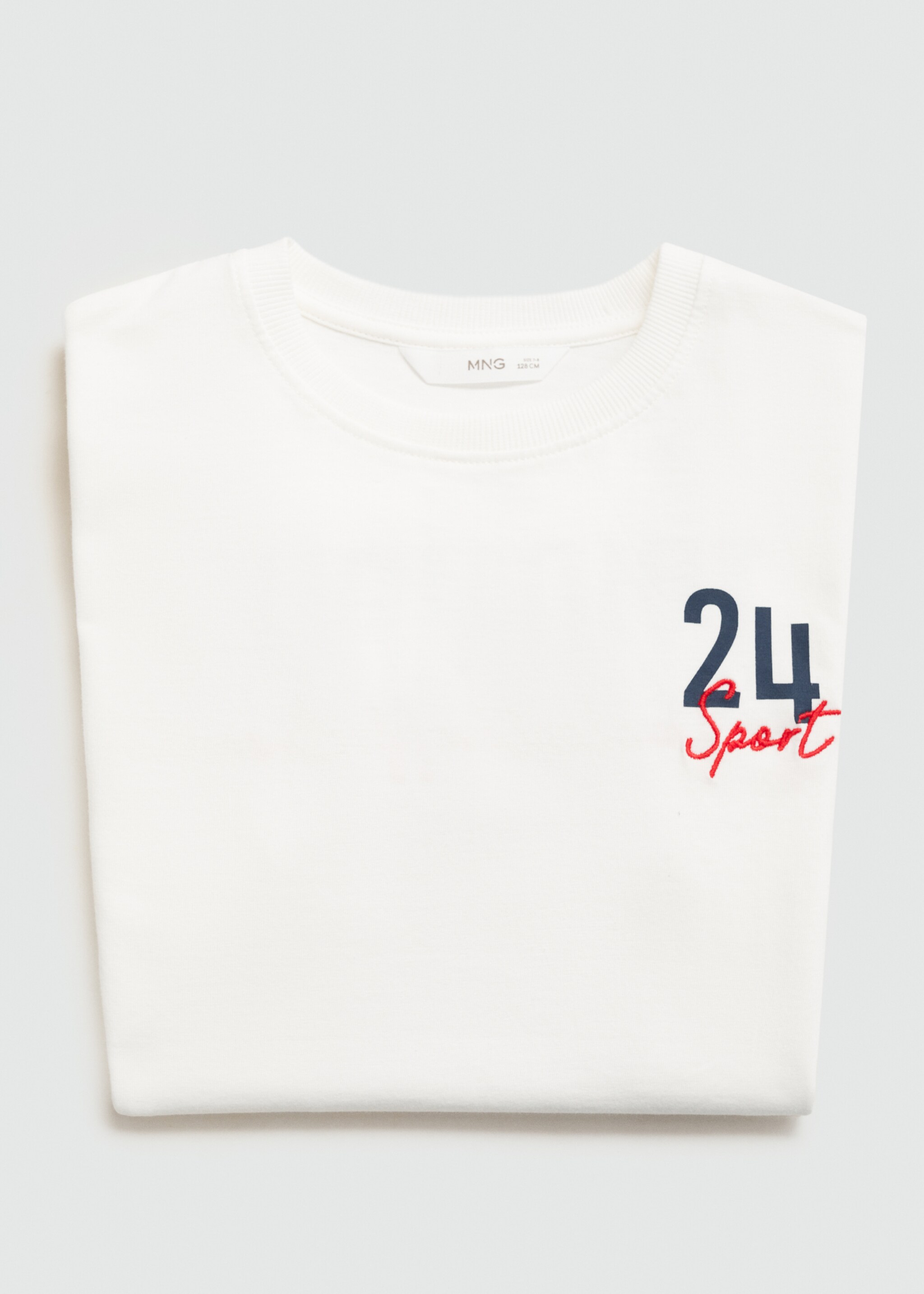 T-shirt coton détail brodé - Détail de l'article 8