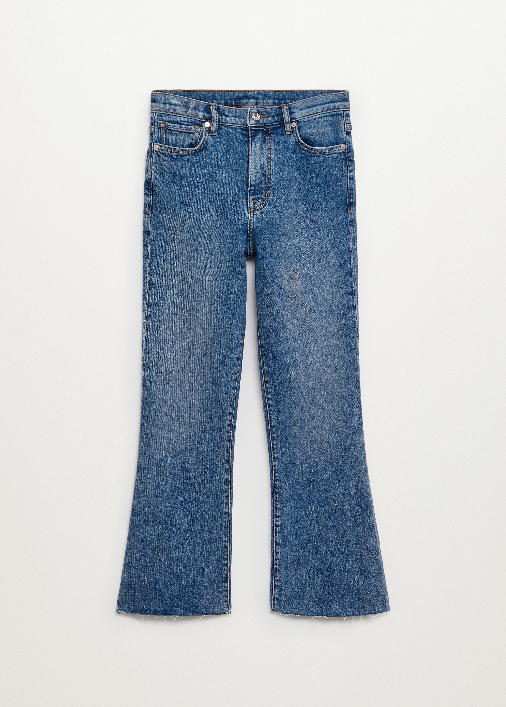 Kurze Flared-Jeans - Artikel ohne Model
