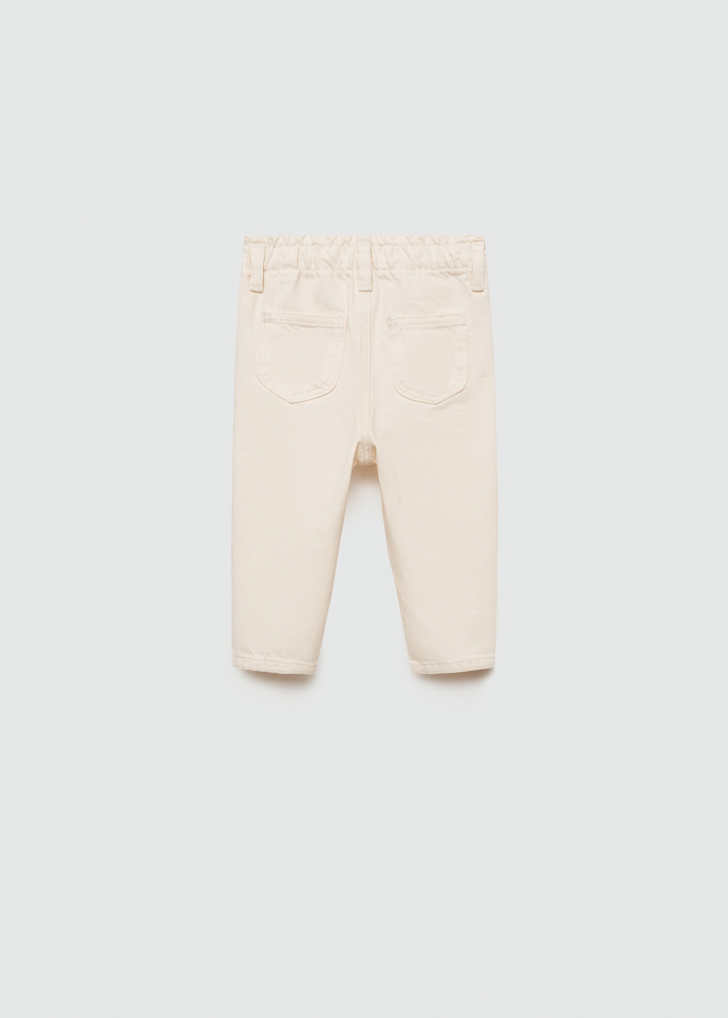 Paperbag jeans - Reverse of the article
