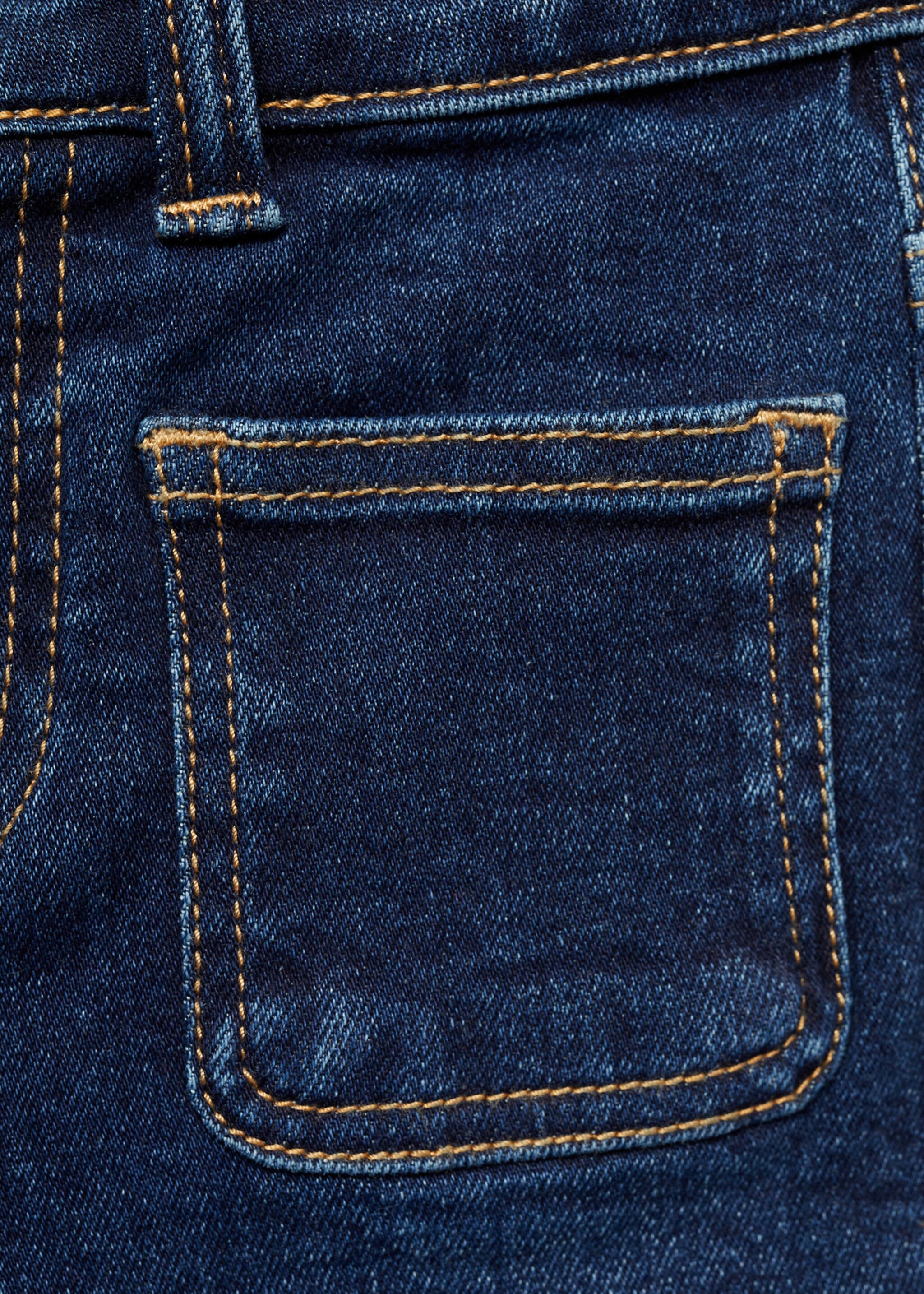 Flared Jeans - Detail des Artikels 8, Dunkelblau. Ref: 77003274-00.