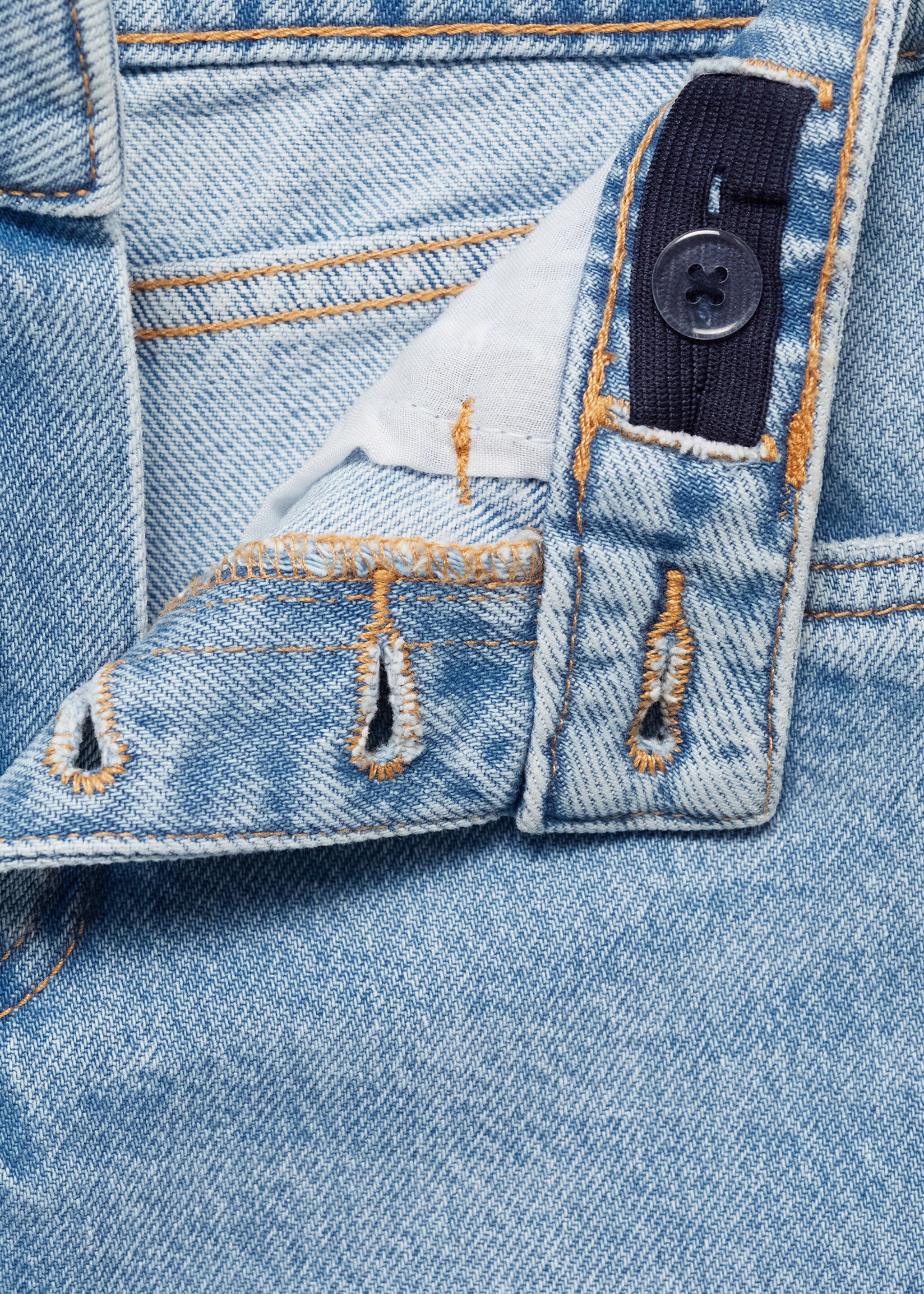 Mom-fit jeans - Detalji artikla 8, Srednje plava. Ref: 77003275-00.