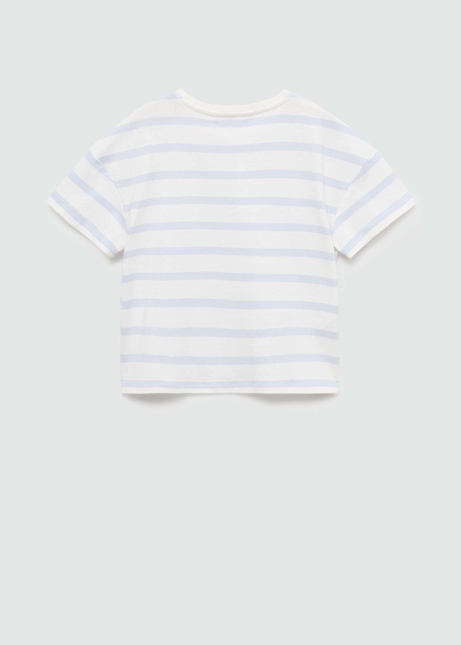 Camiseta algodón rayas - Reverso del artículo