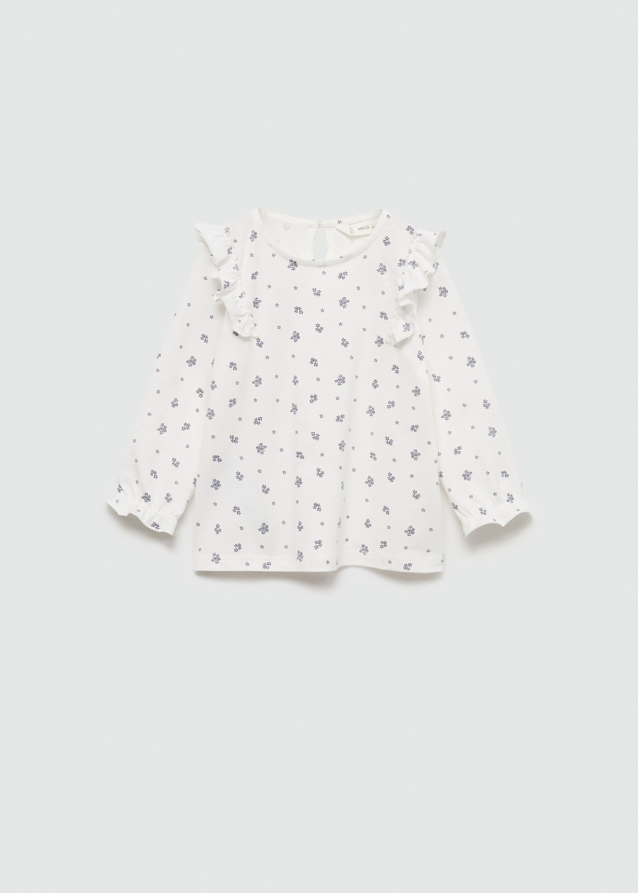 Blouse imprimée à volants - Article sans modèle
