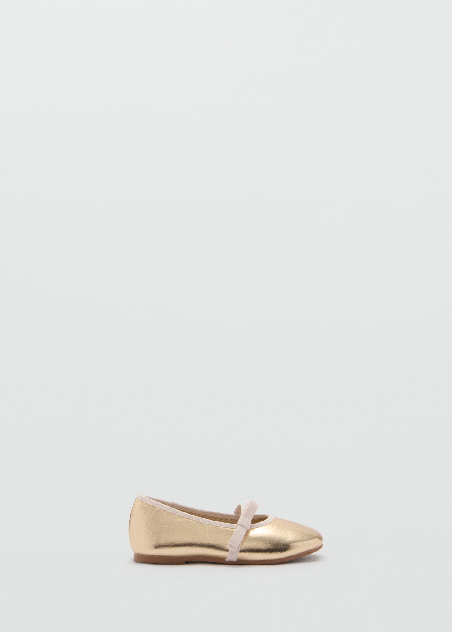 Metallic strip ballerinas - Article without model