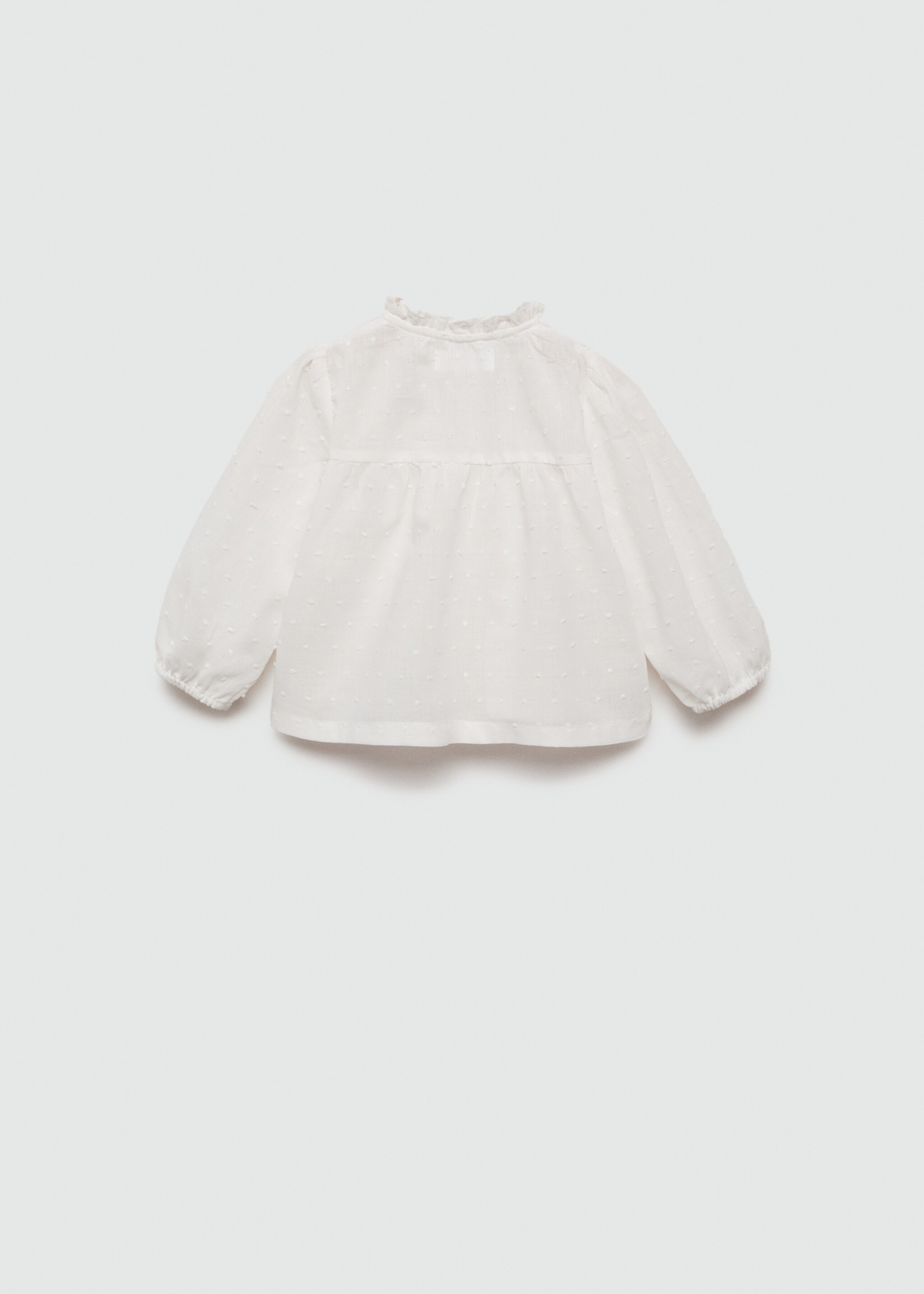 Plumeti cotton blouse - Reverse of the article