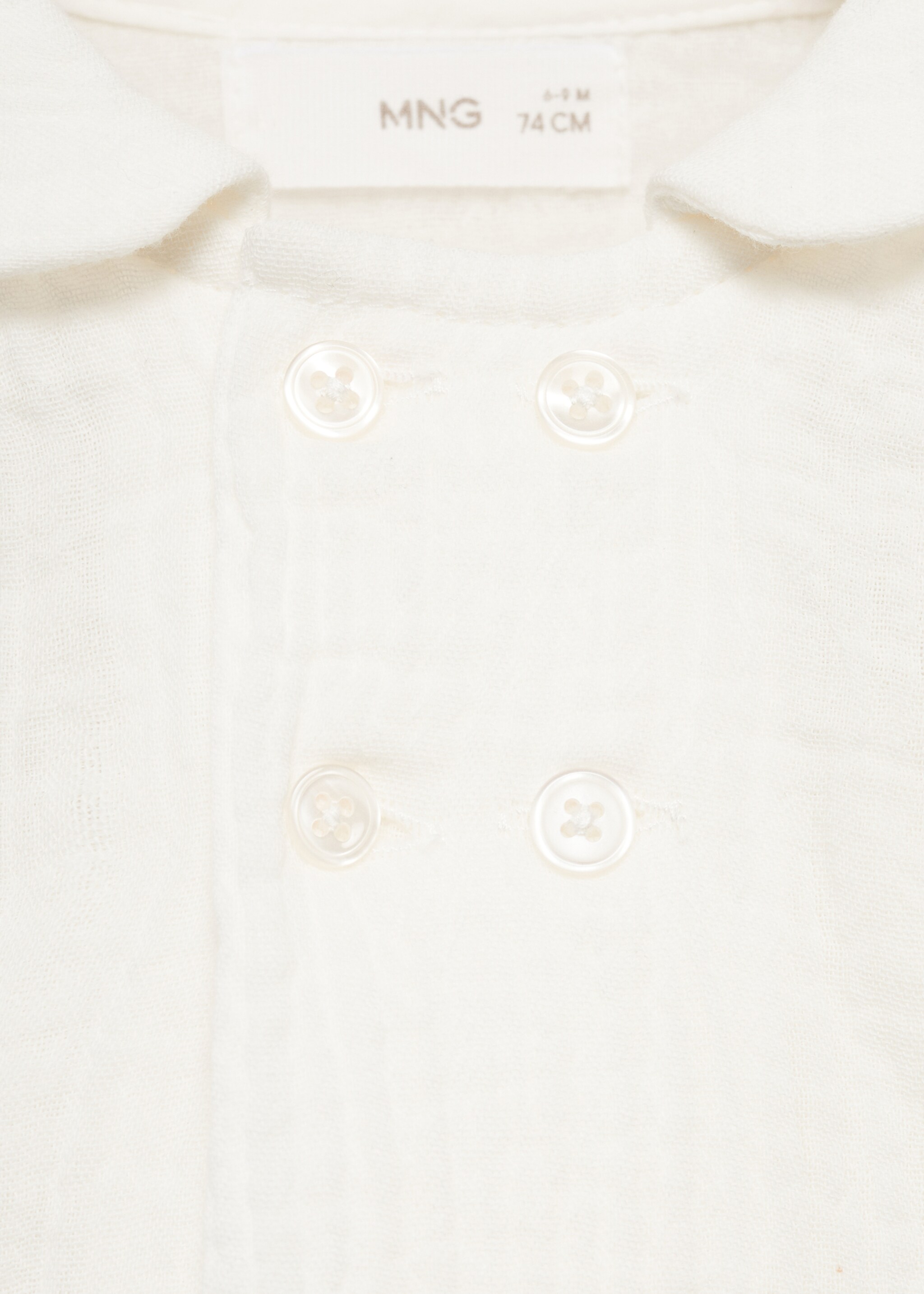 Cheesecloth cotton blouse - Details of the article 8