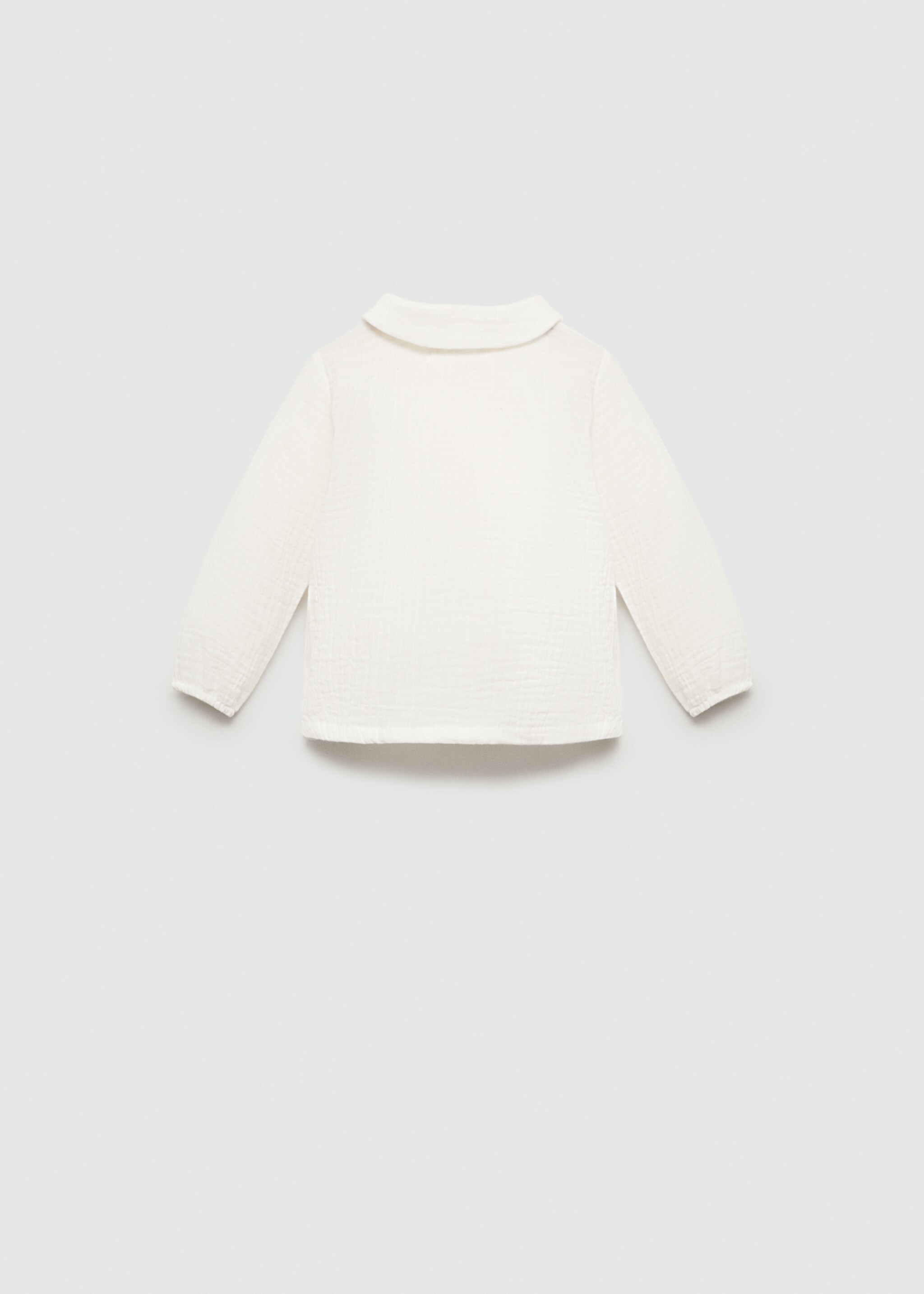 Cheesecloth cotton blouse - Reverse of the article