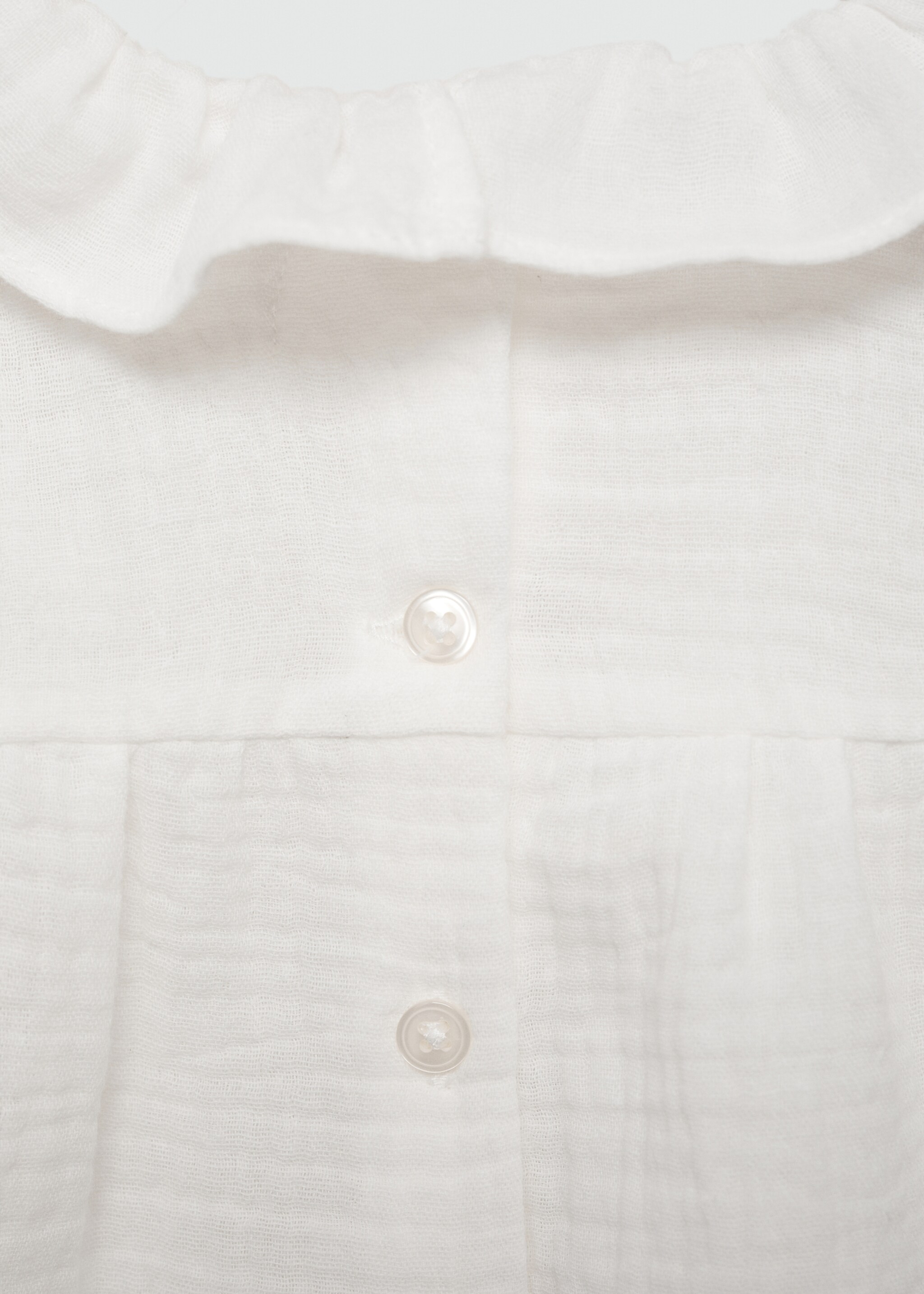Katoenen blouse van kaasdoek - Detail van het artikel 8