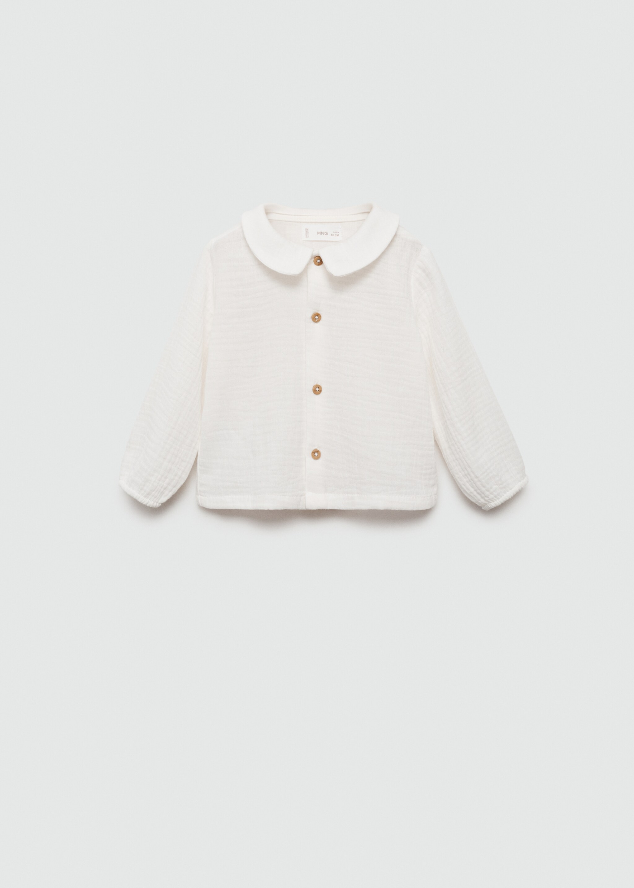 Blouse van mousselinekatoen - Artikel zonder model