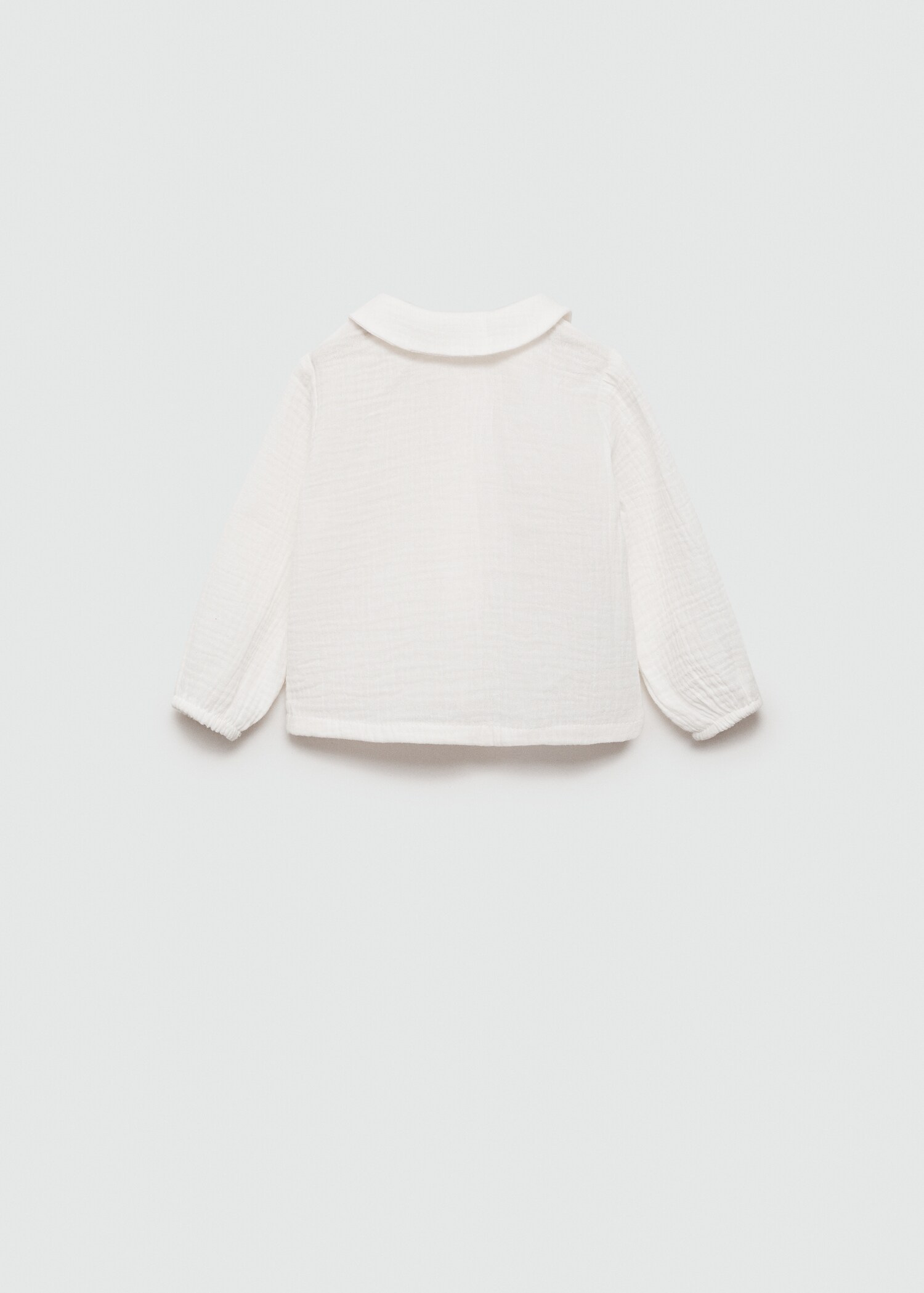 Cotton bambula shirt - Reverse of the article
