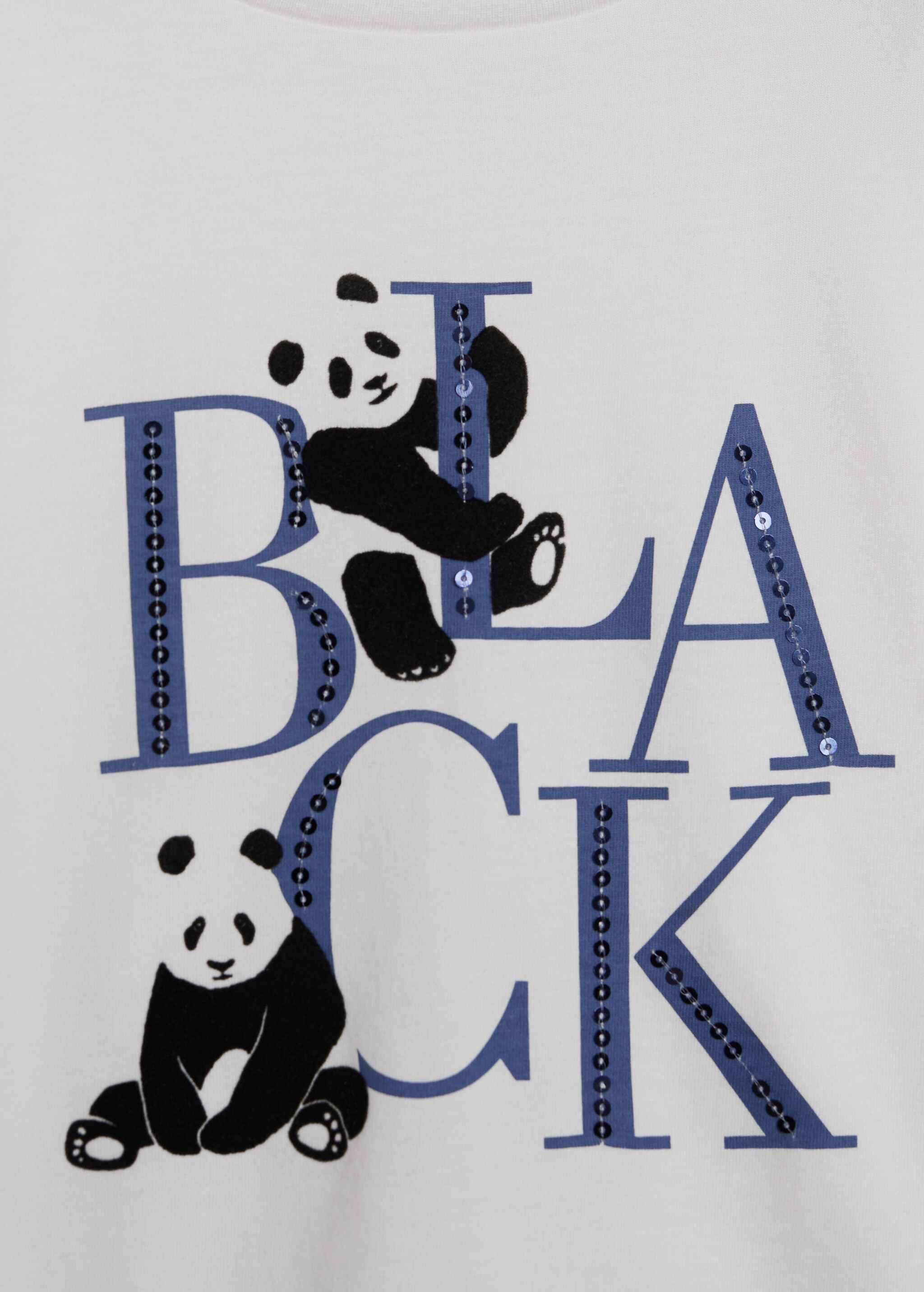 Camiseta estampada lentejuelas - Detalle del artículo 8