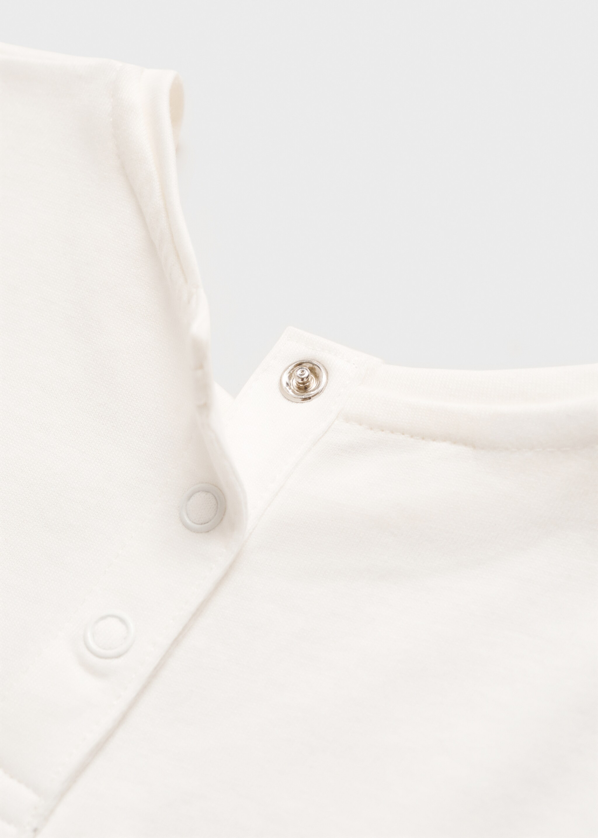 Printed long sleeve t-shirt - Details of the article 0, Off White. Ref: 77003690-00.