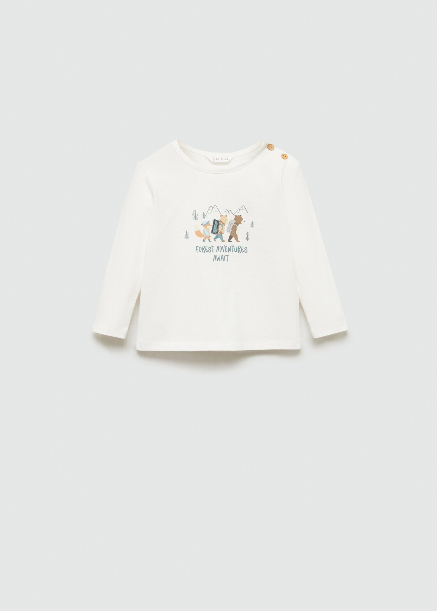 Bedrucktes Baumwoll-T-Shirt - Artikel ohne Model