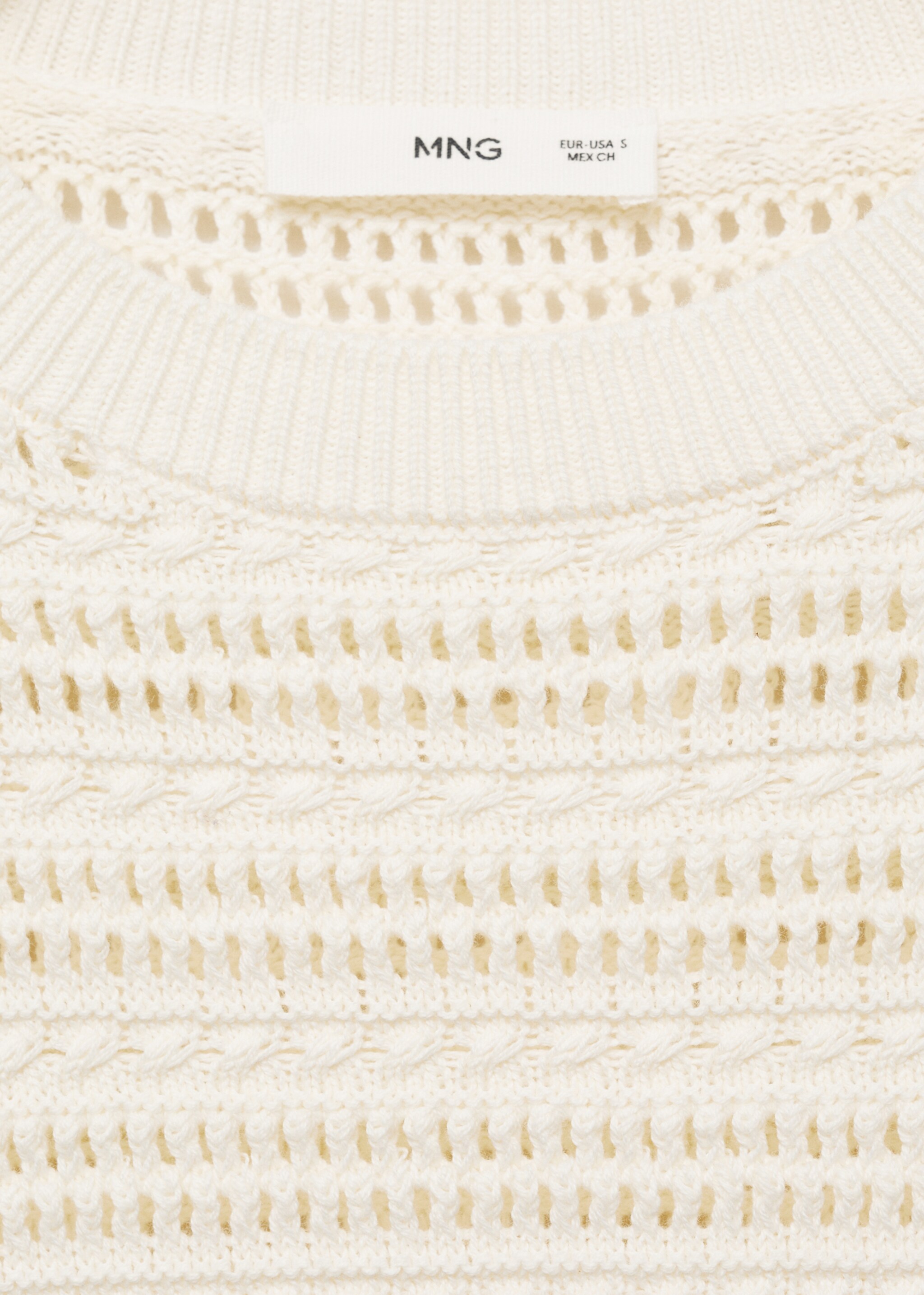 Openwork knit sweater - Details of the article 8