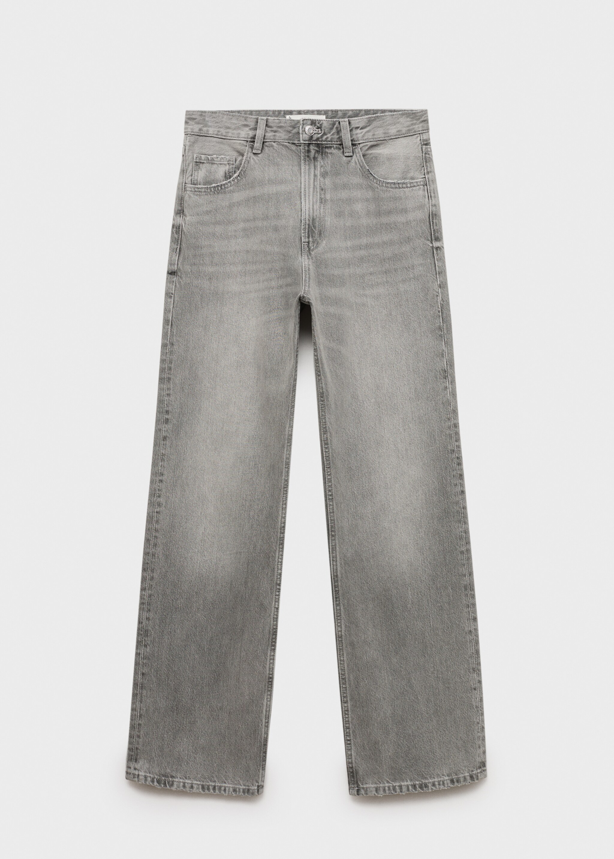 Jean Miami droit taille normale - Article sans modèle, Gris denim. Ref: 77004020-00.