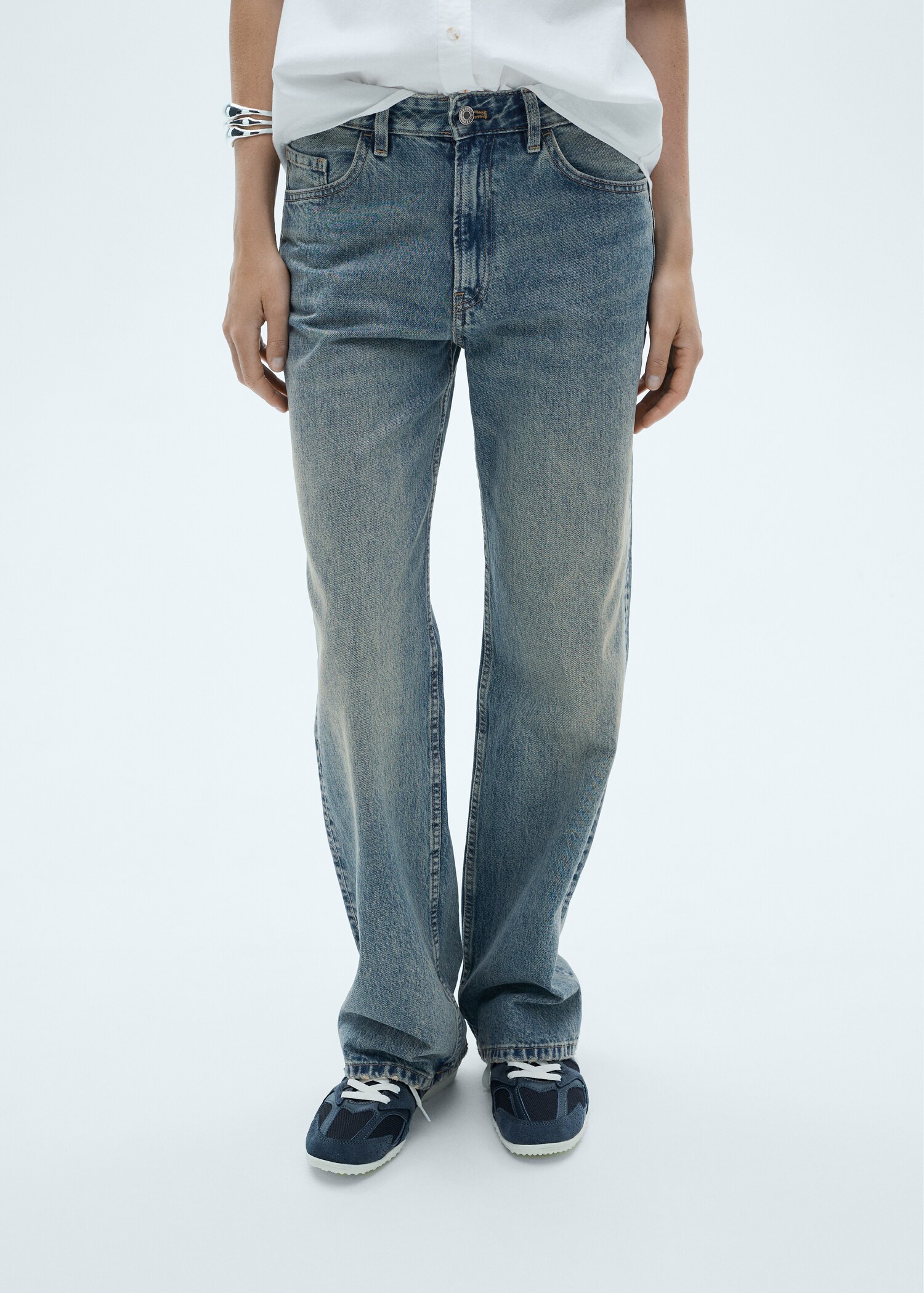 Miami medium-rise straight-fit jeans - Details of the article 1