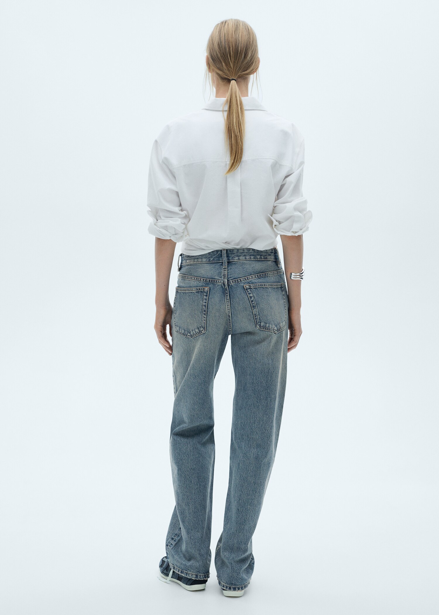 Miami medium-rise straight-fit jeans - Reverse of the article