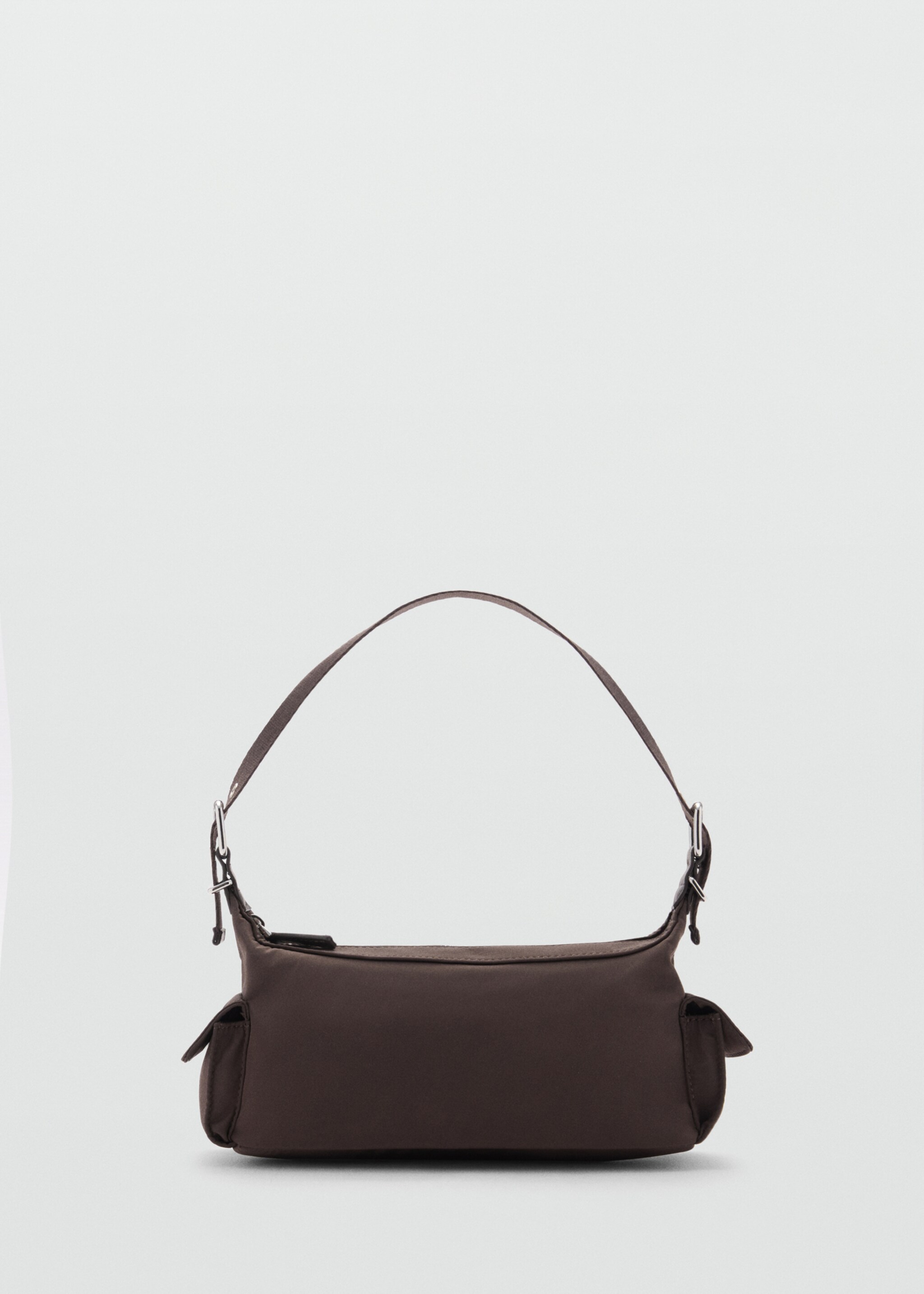 Nylon-Tasche mit Cargotaschen - Artikel ohne Model, Schokolade. Ref: 77004023-00.