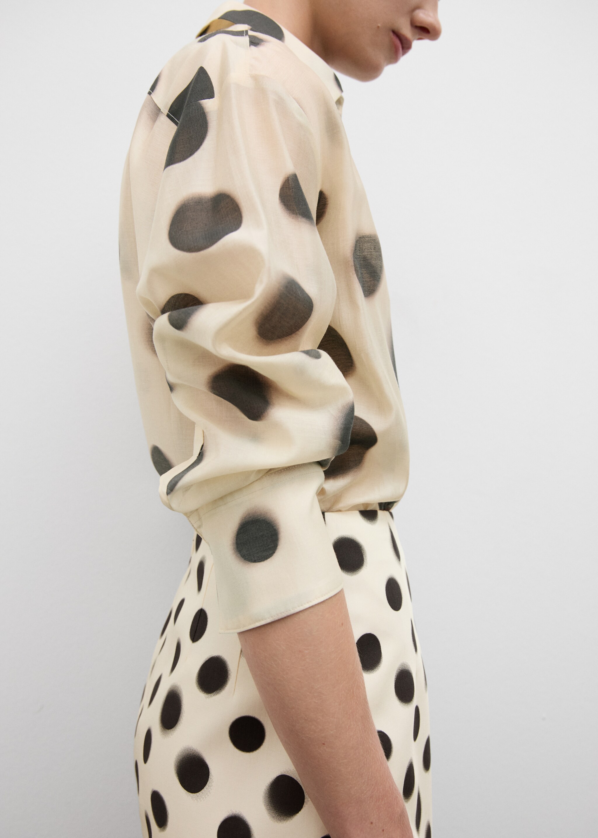 Lyocell-Hemd mit Polka Dots - Detail des Artikels 6