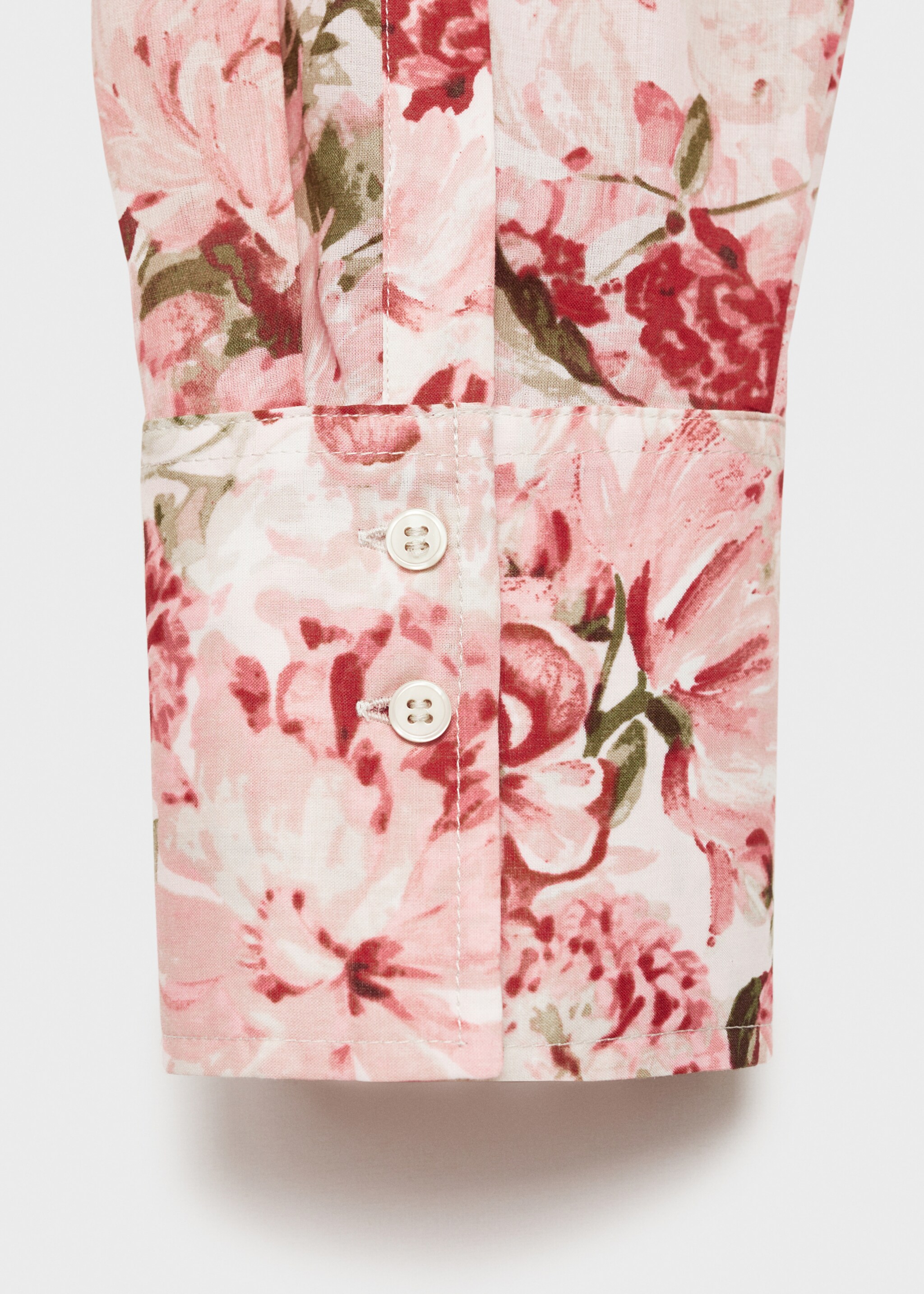 Printed cotton shirt - Details of the article 0