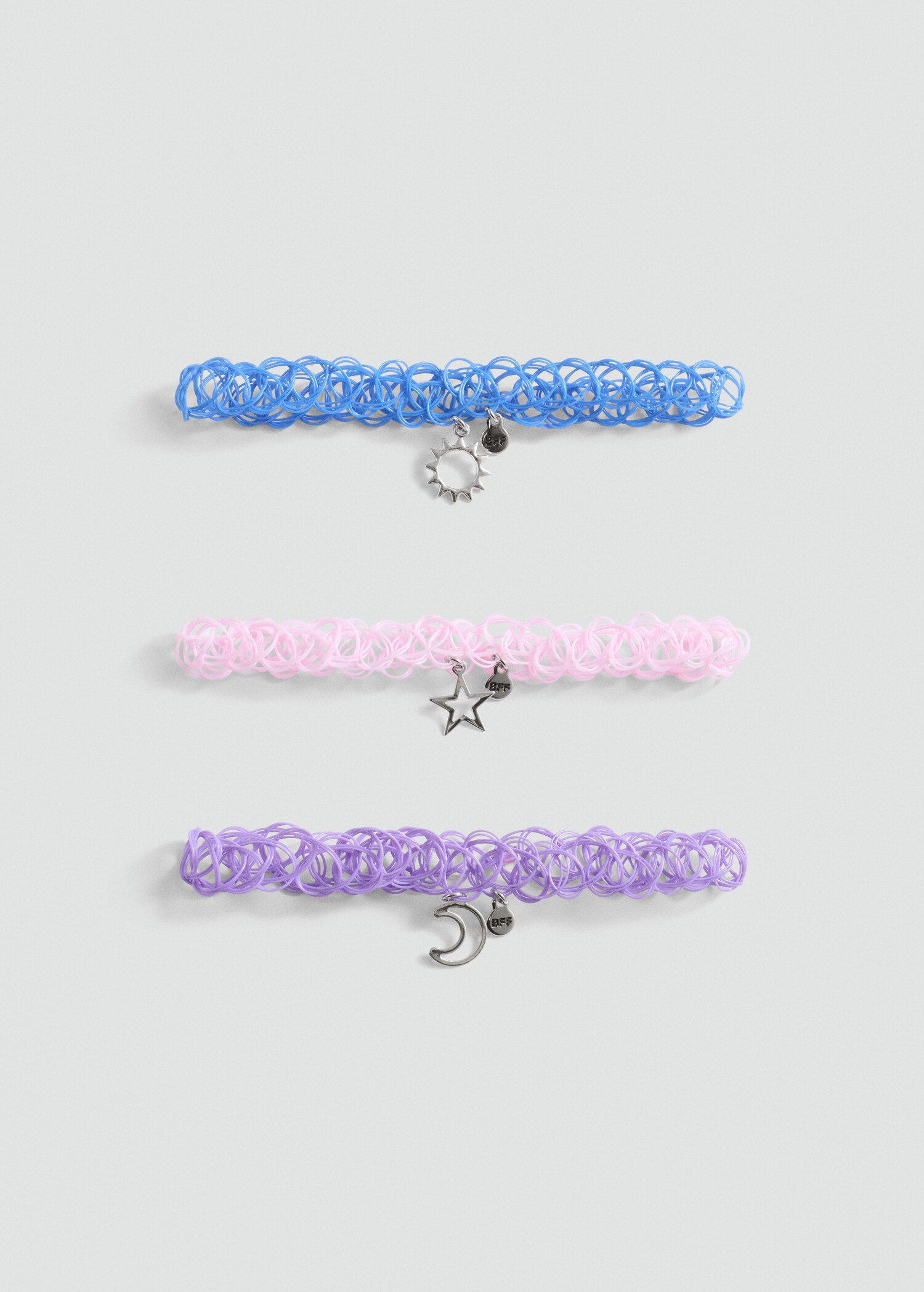 Pack of 3 Best Friends necklaces - Article without model