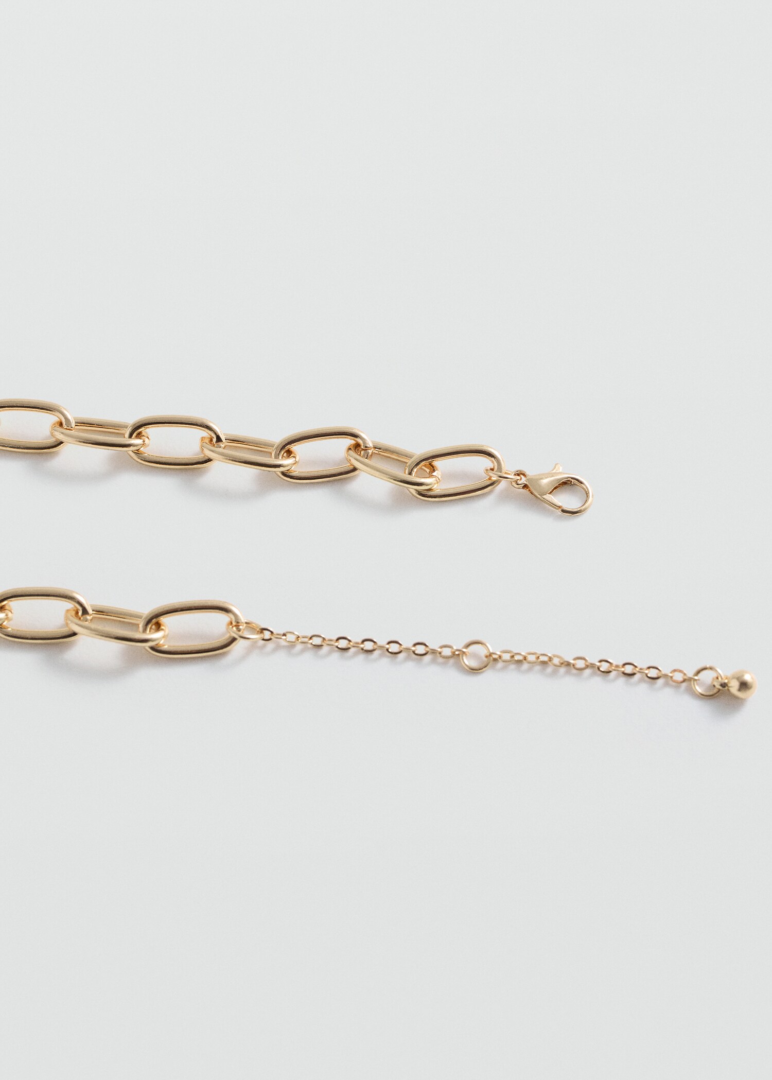 Combined hoops necklace - Medium plane