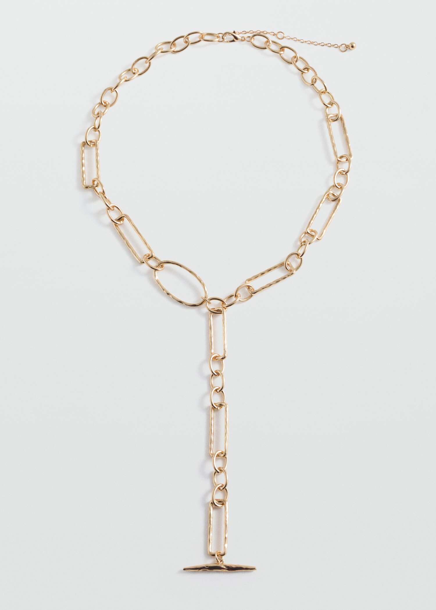 Collier anneaux irréguliers - Article sans modèle