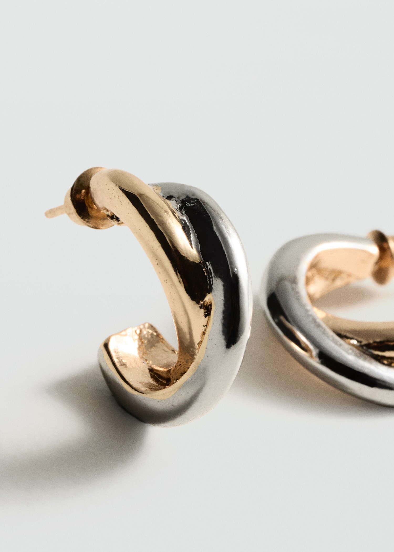Combined earrings - Medium plane