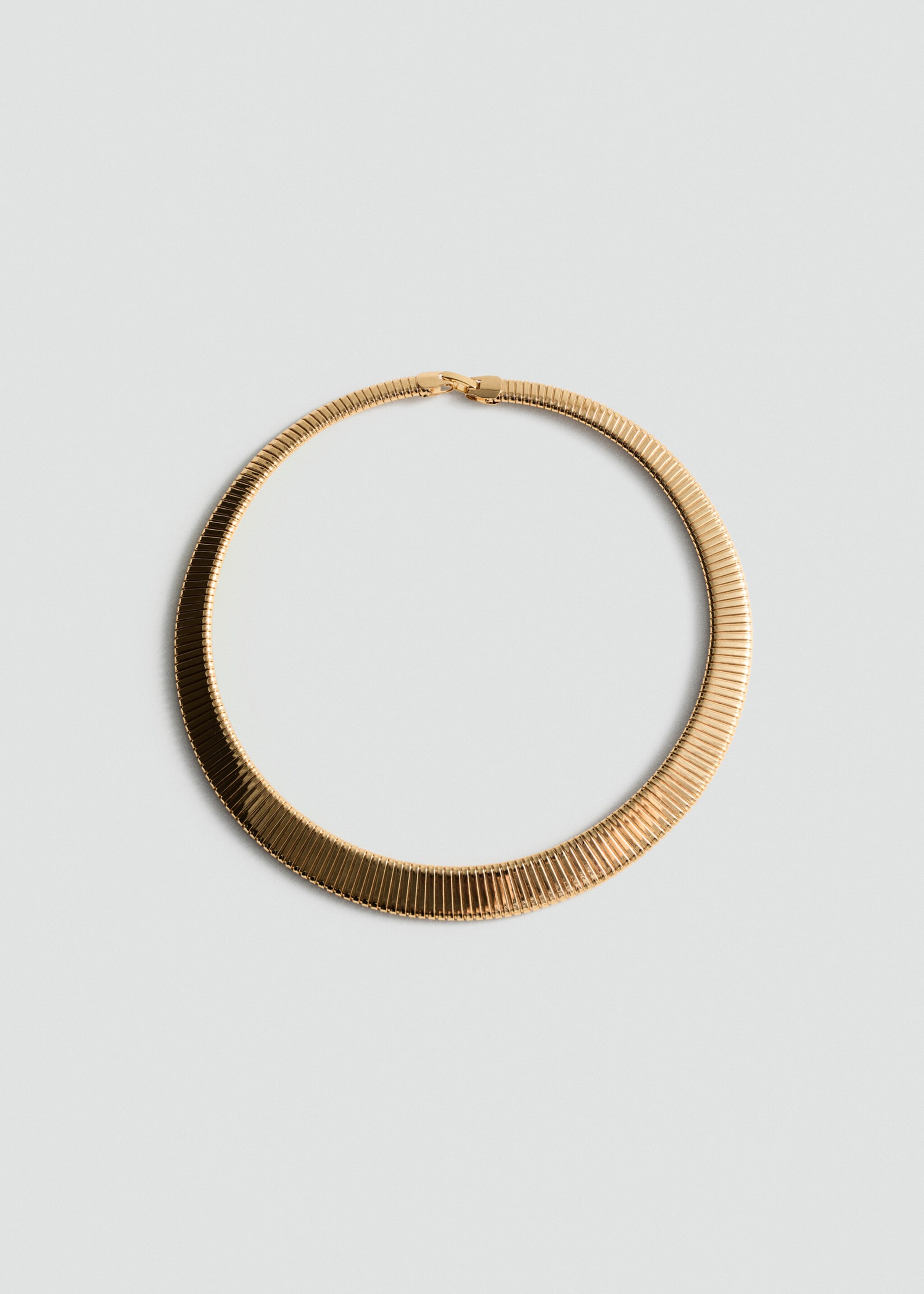 Rigid necklace - Article without model, Gold. Ref: 77004074-00.