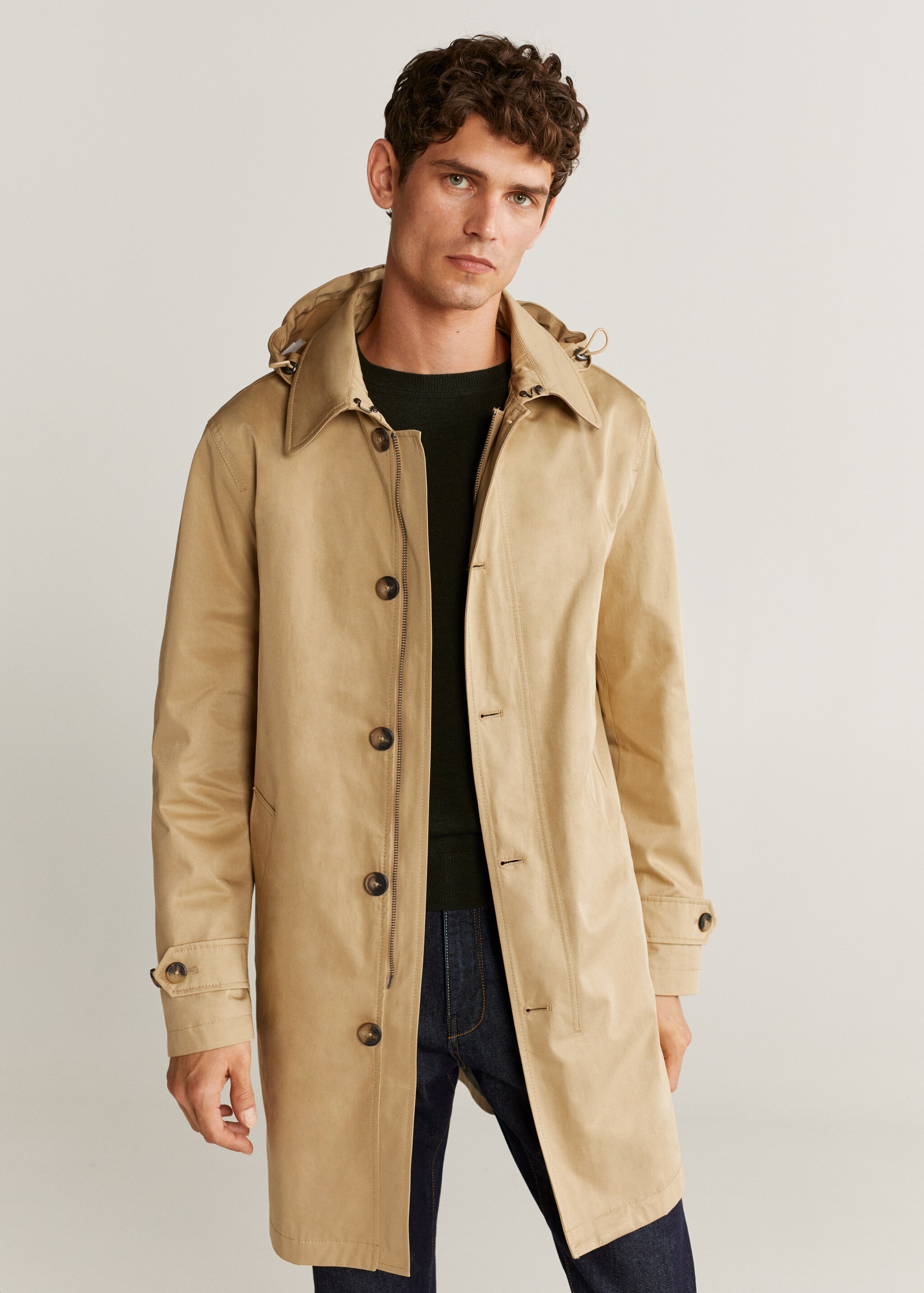 Trench niló impermeable - Pla mig