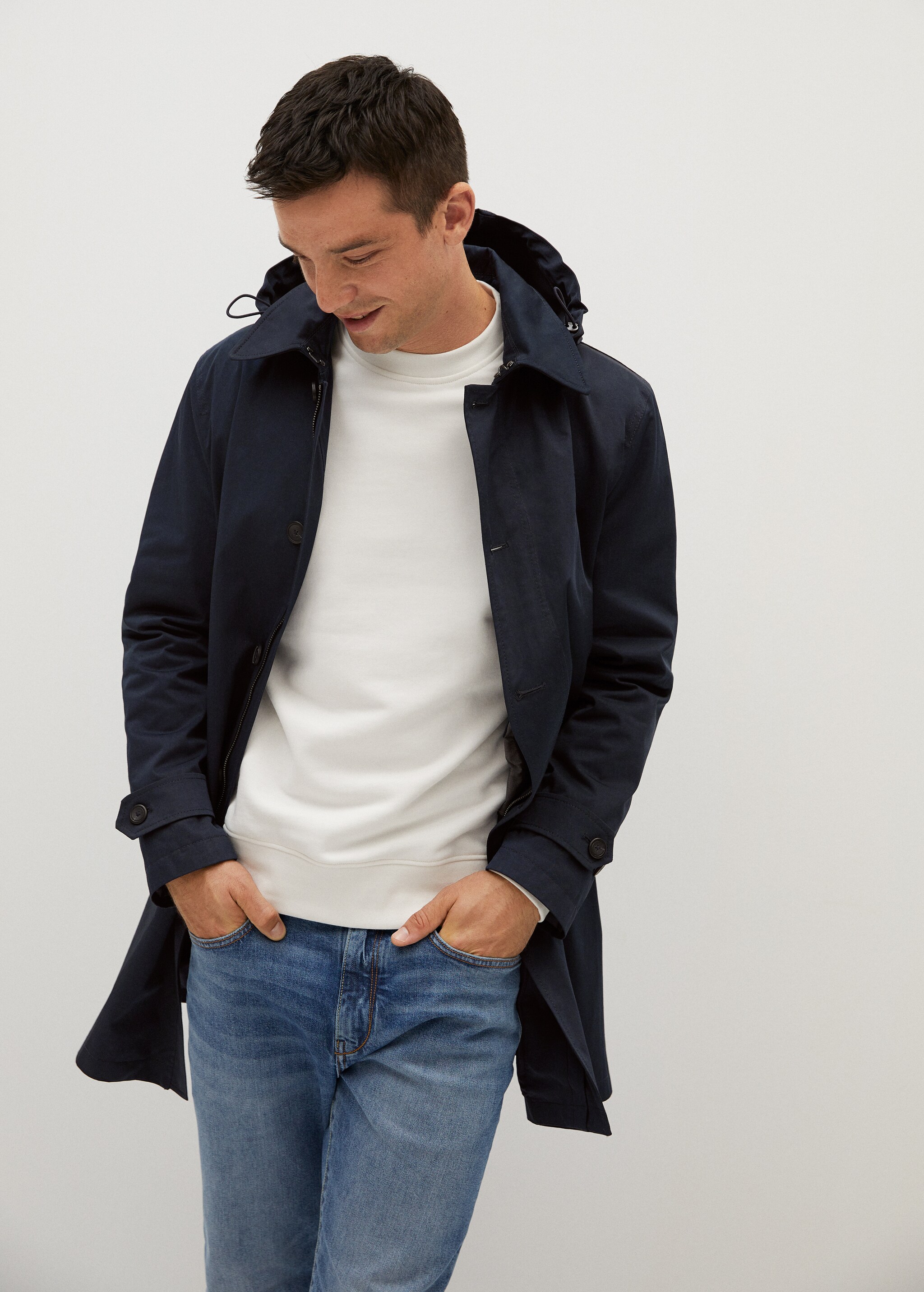 Trench niló impermeable - Pla mig