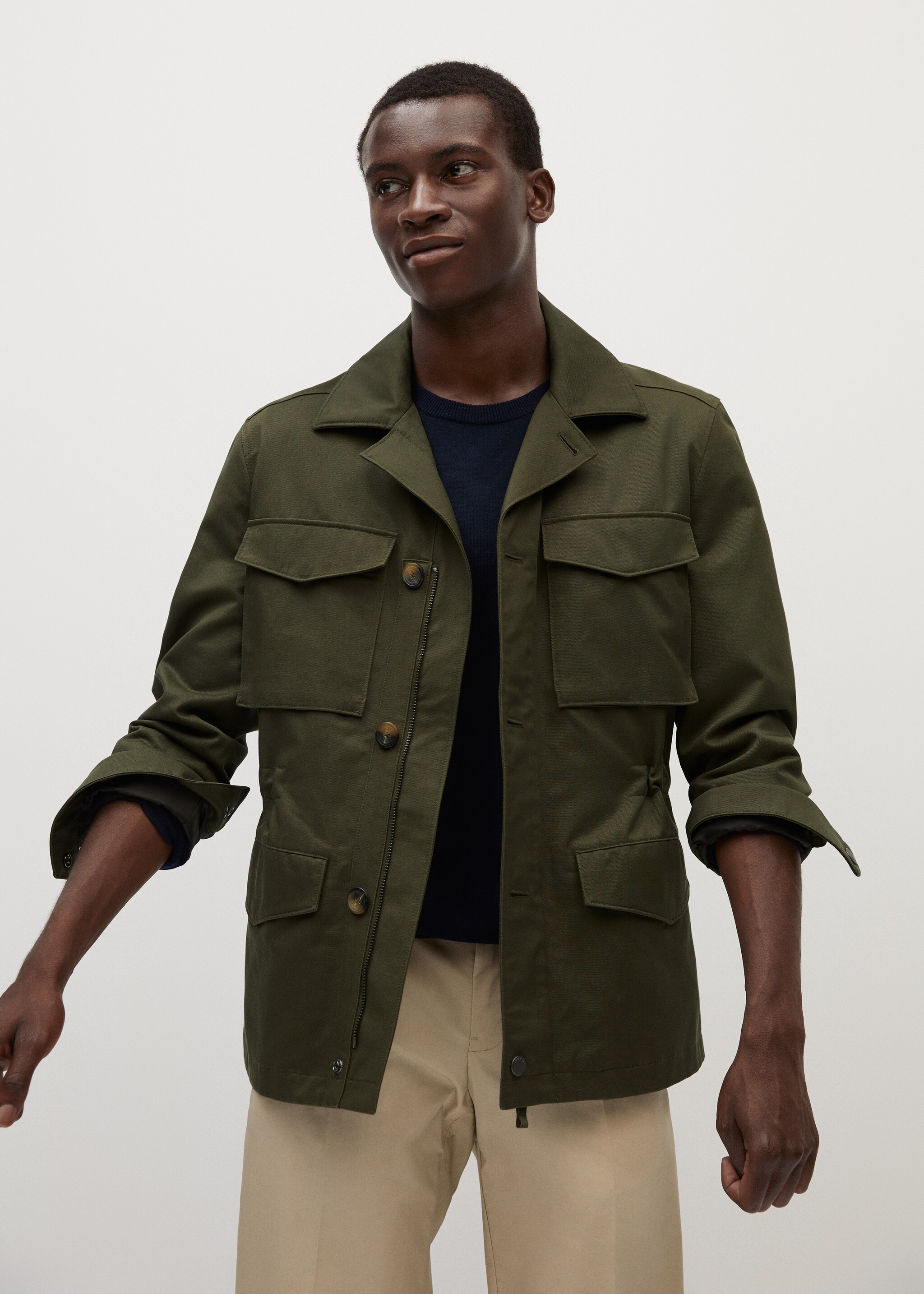 Lyocell cotton jacket - Medium plane